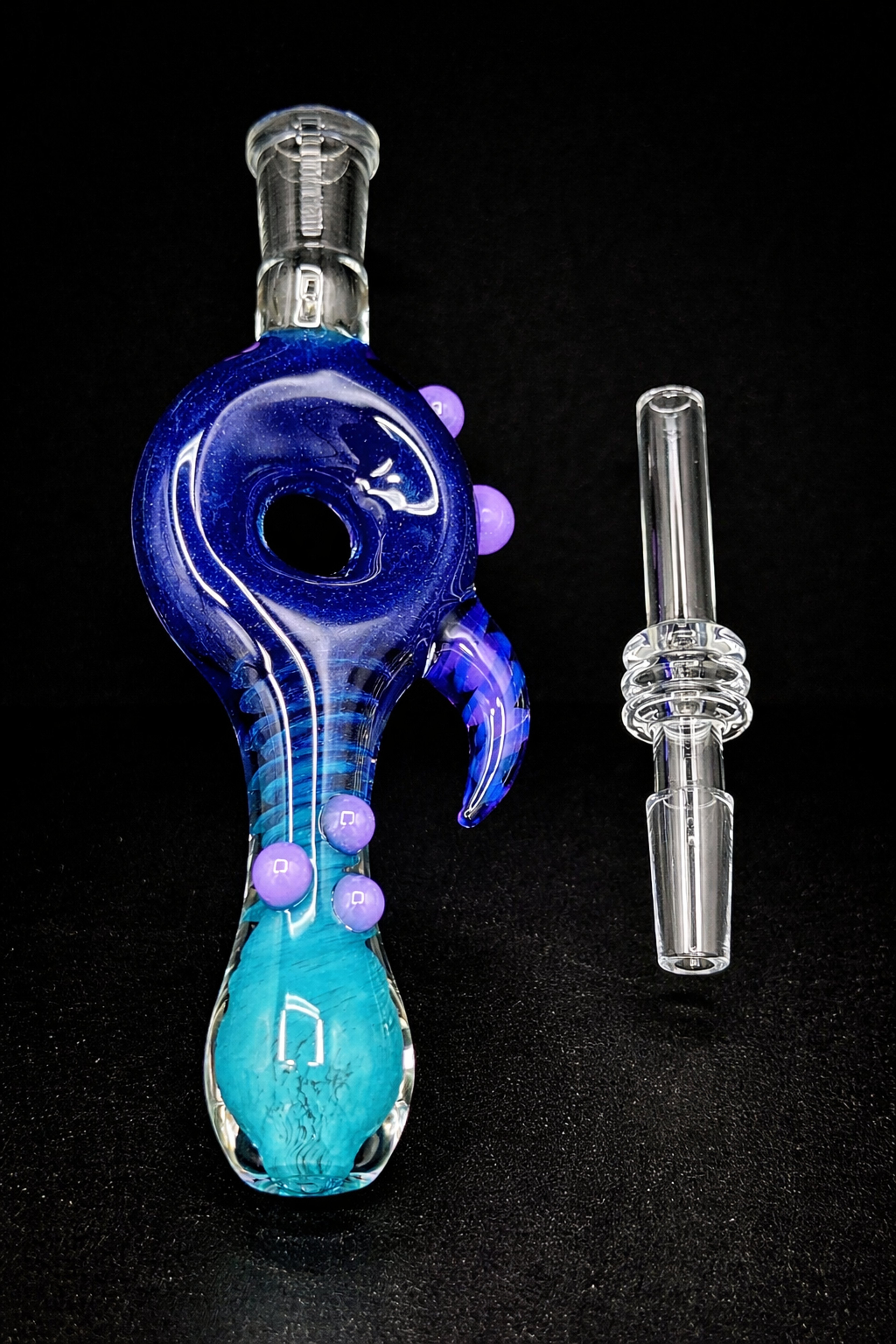 Preview pic of Aqua X Purple Nectar Collector 10mm