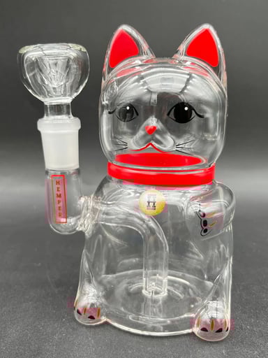 Preview pic of HEMPER - LUCKY CAT WATER PIPE