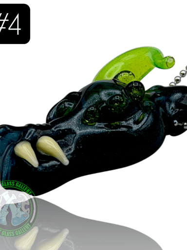 Preview pic of Tony Kazy Glass - Pendant #4 - Dragon Head