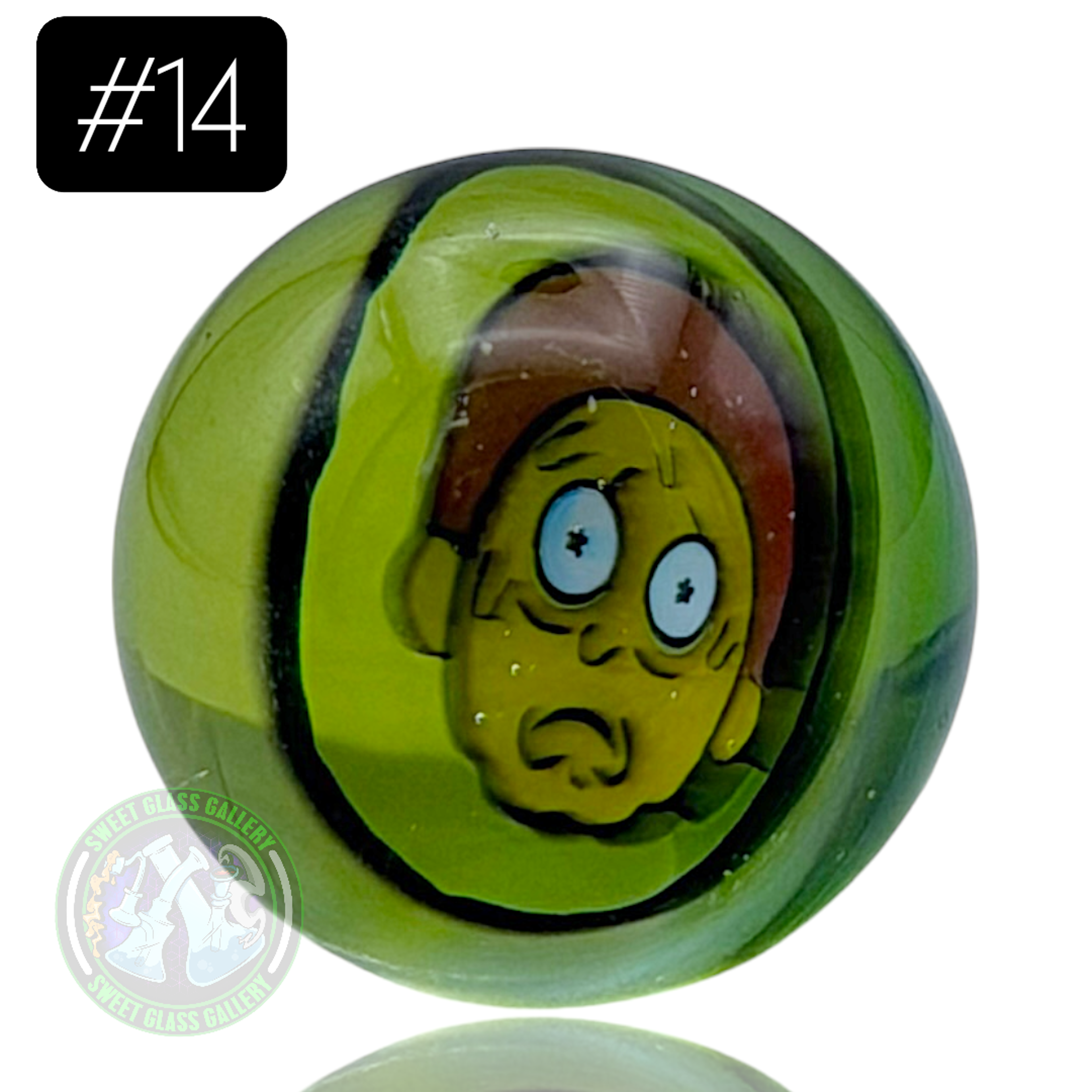 Preview pic of Keys Glass - Marble #14 (Morty - Rick & Morty)