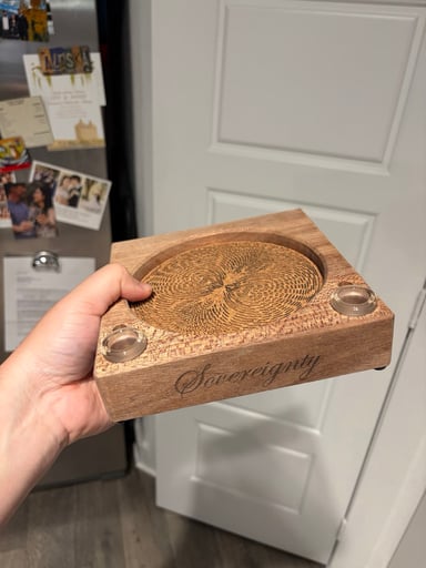 Preview pic of Sovereignty wooden mat with slide holders