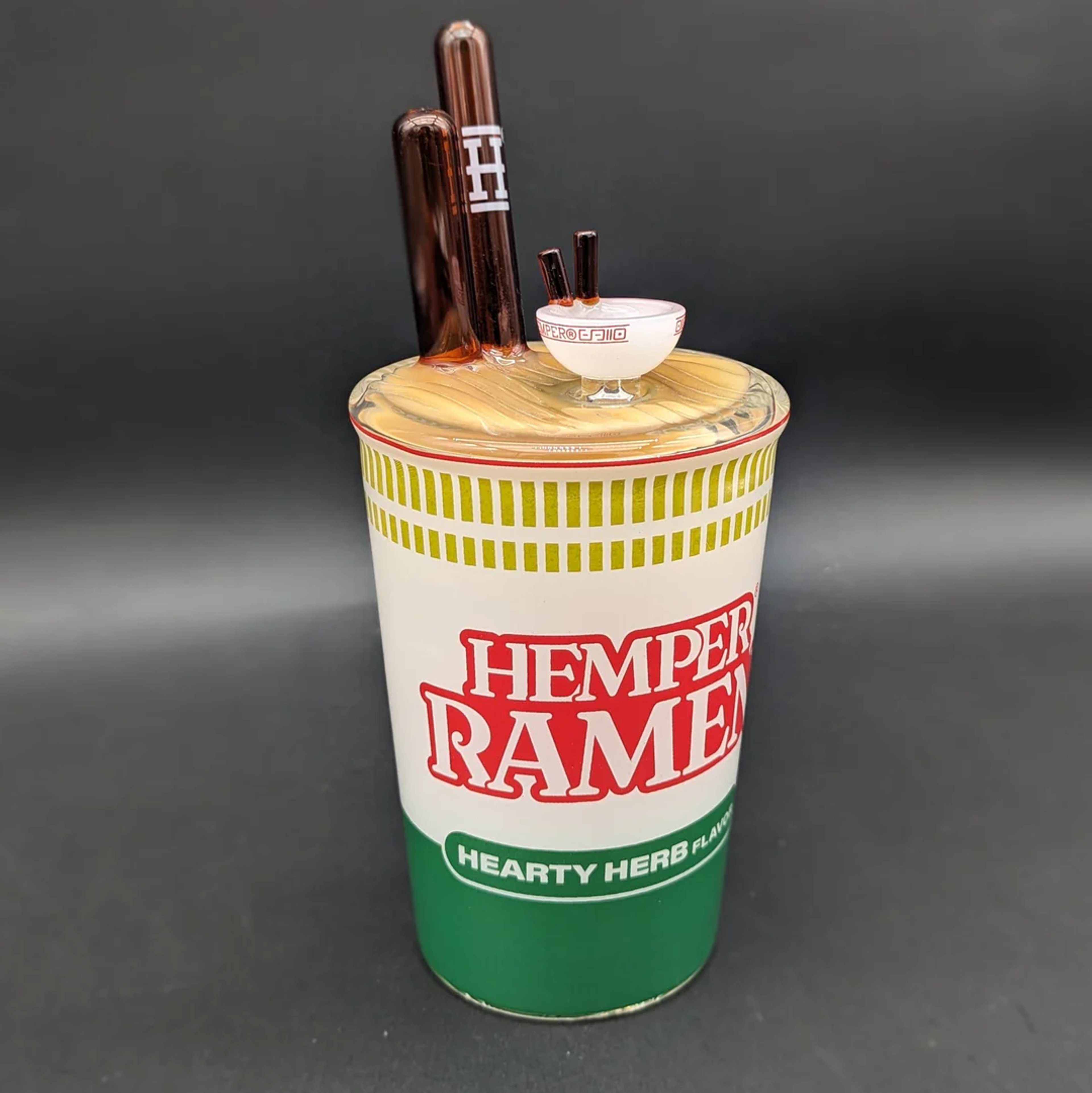 XL HEMPER RAMEN GLASS WATER PIPE | 14MM F image 0