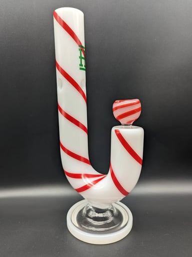 Preview pic of HEMPER XL CANDY CANE WATER PIPE 10.5"