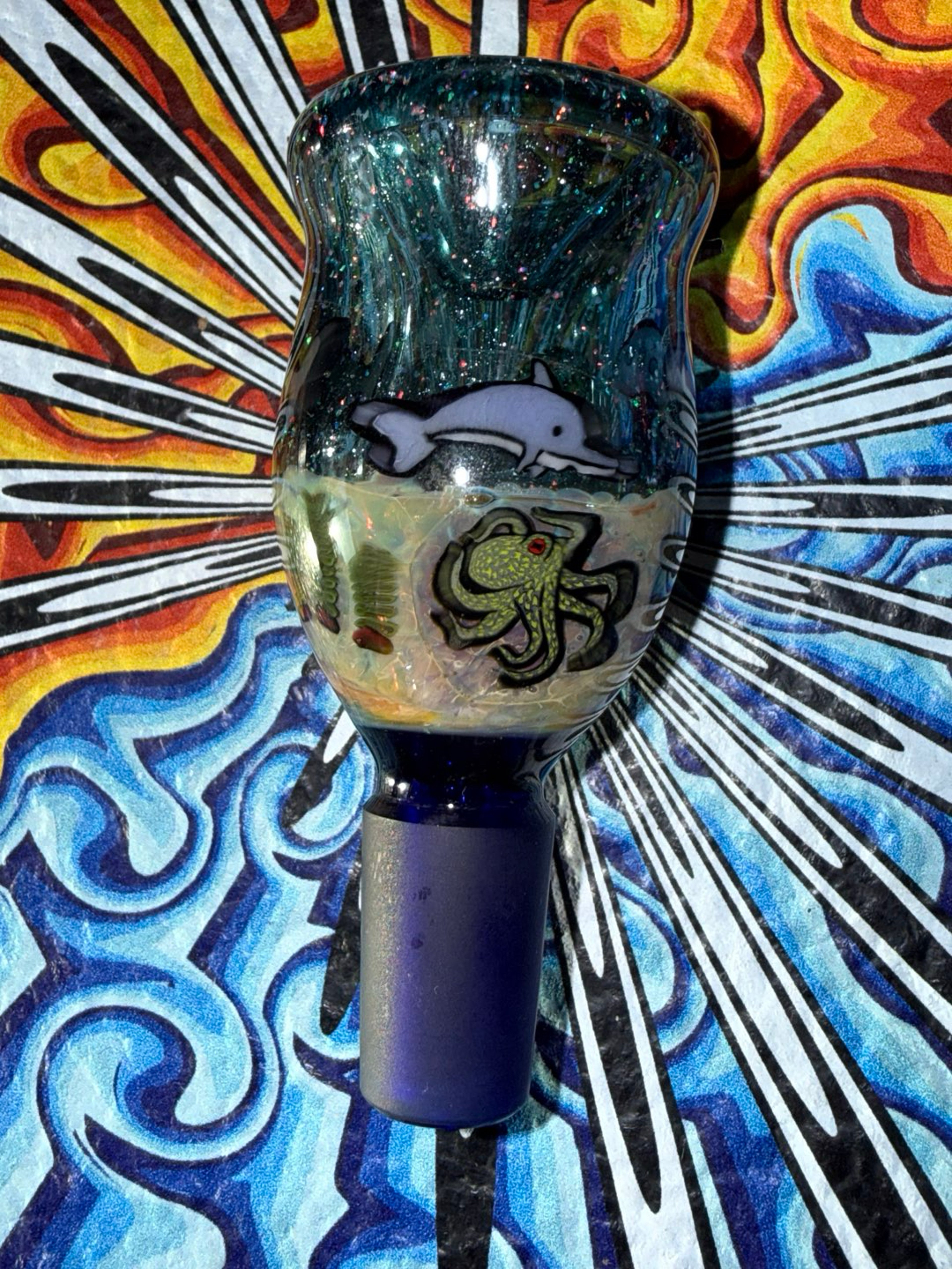 Preview pic of Dave Strobel Aquatic Seascape Crushed Opal Slide