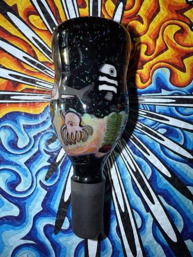 Preview pic of Dave Strobel Aquatic Seascape Crushed Opal Slide