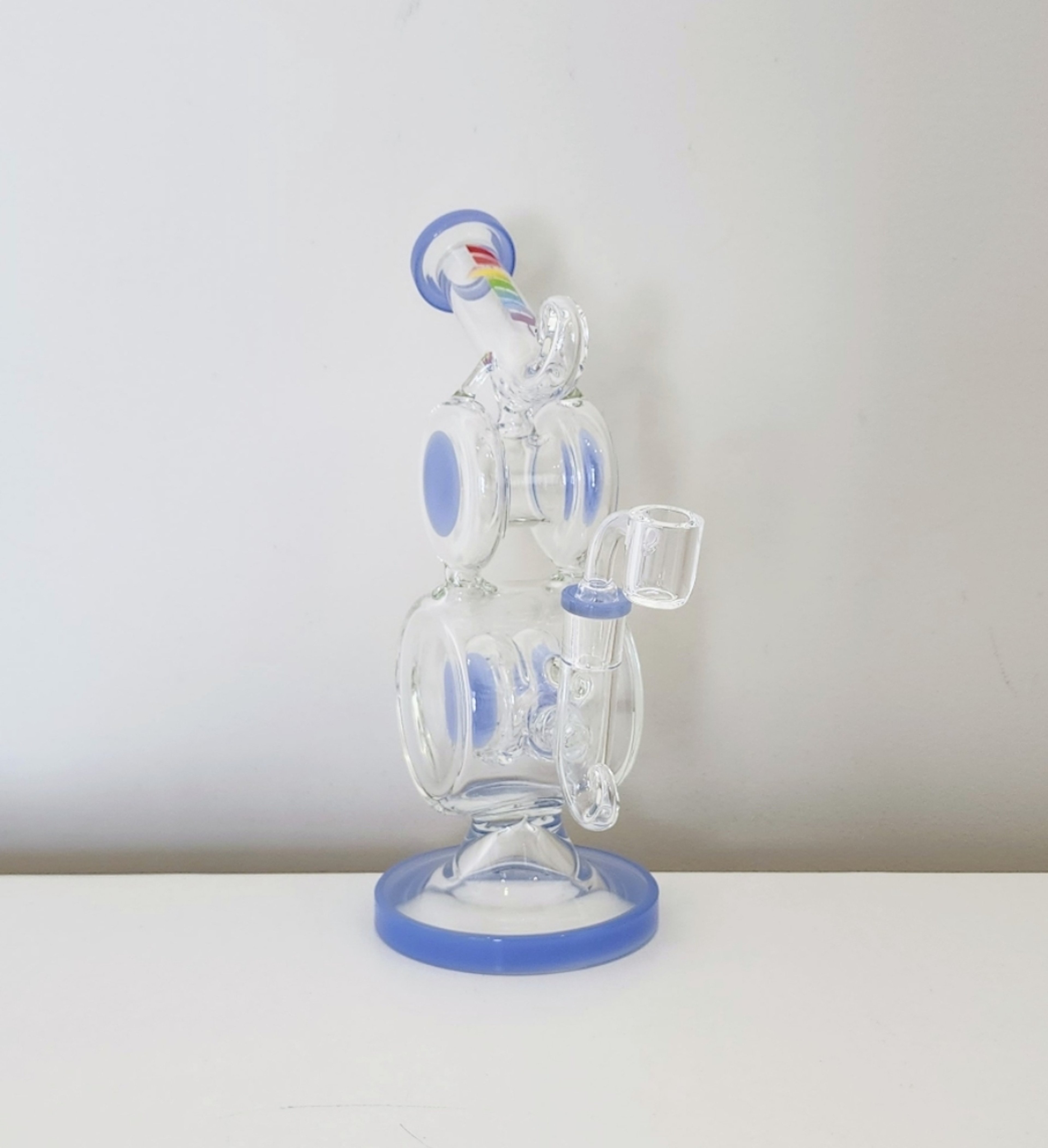 12"H Double Barrel Incycler + Banger***Free Shipping*** image 0