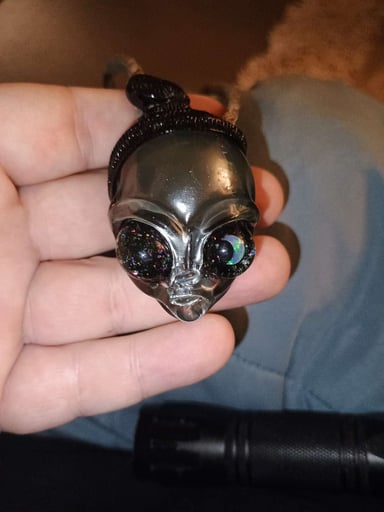 Preview pic of 2025 Ghost glass pendant.