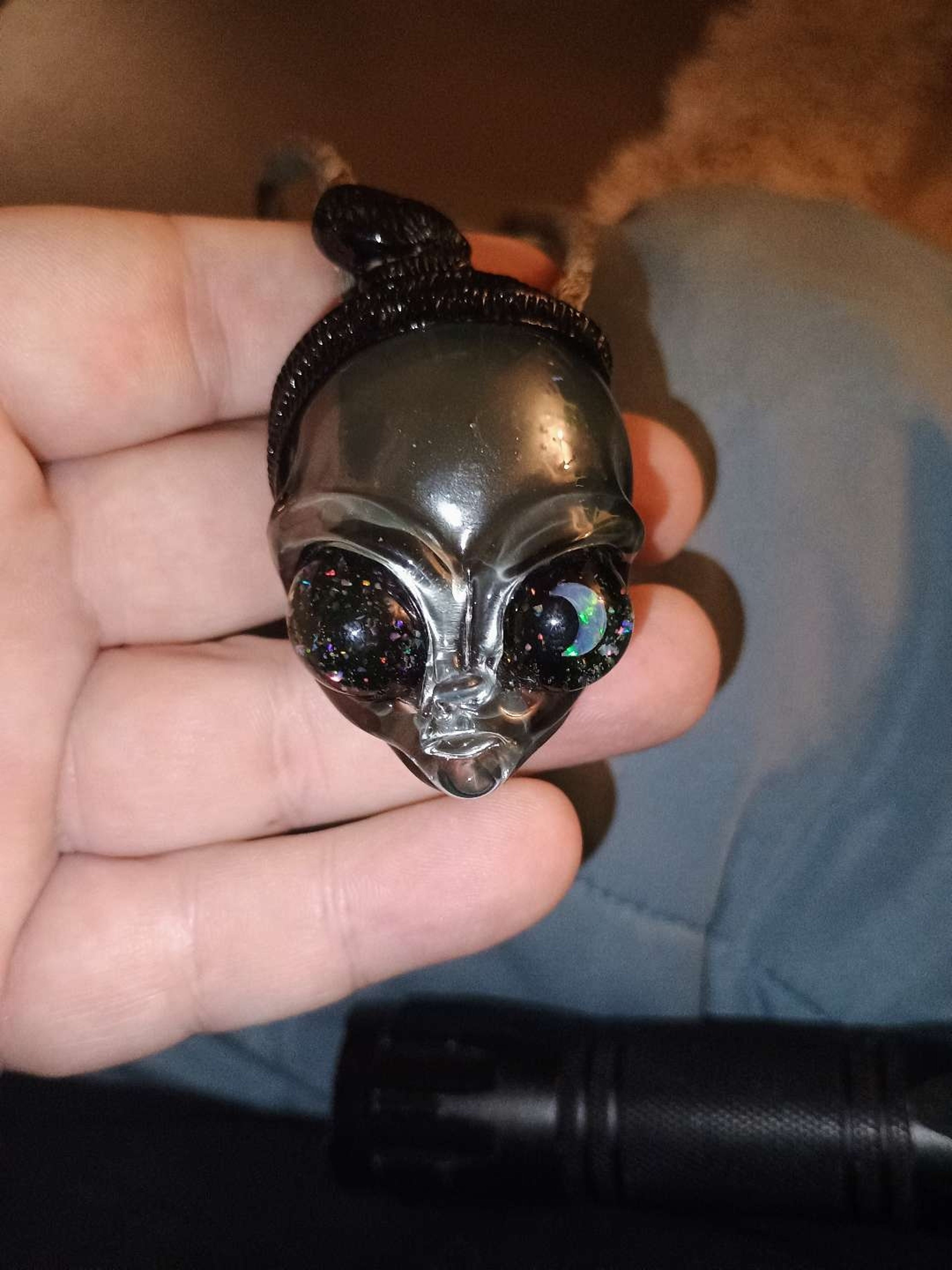 Preview pic of 2025 Ghost glass pendant.