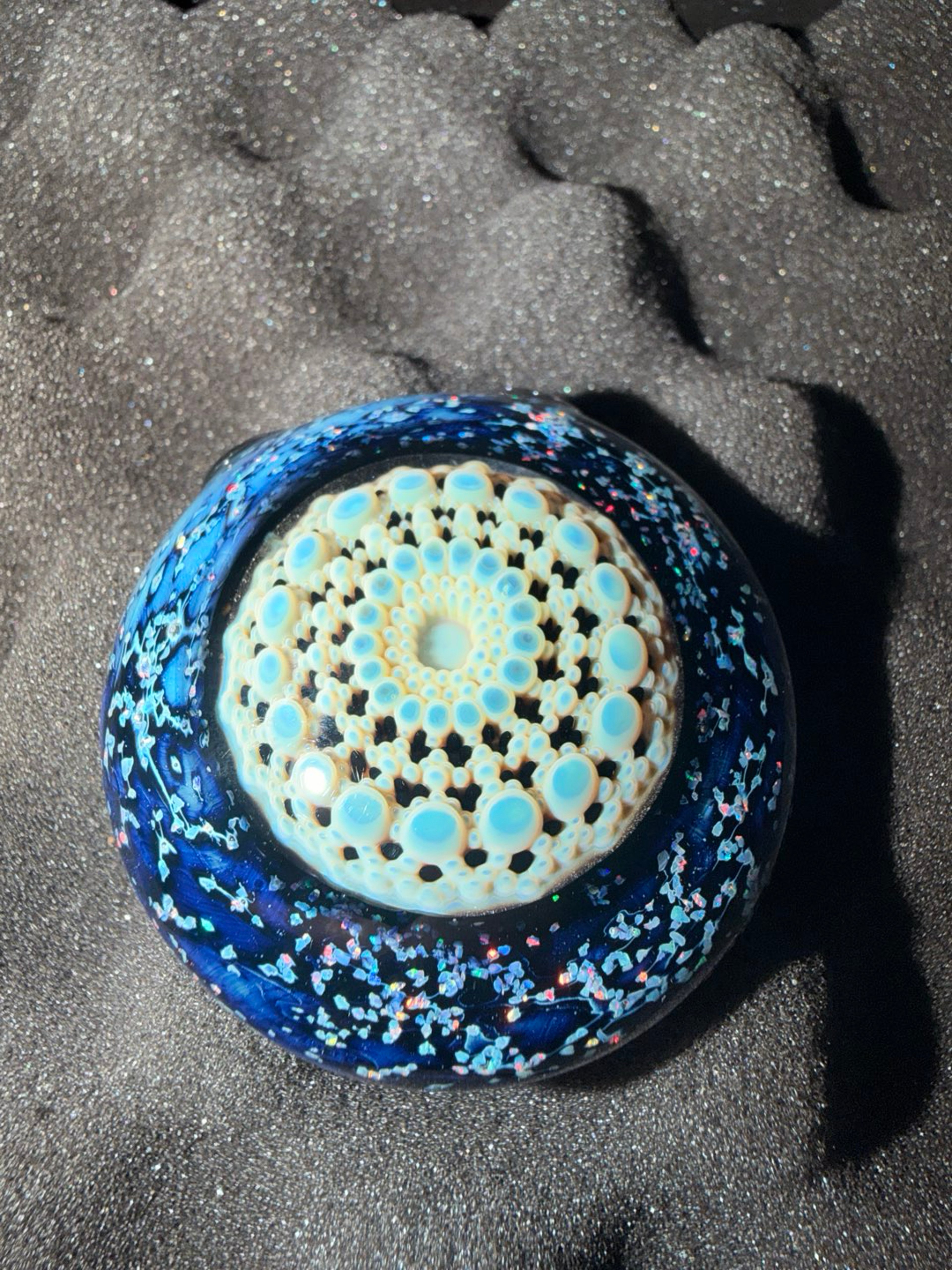 Preview pic of Steve H Crushed opal dotwork pendy