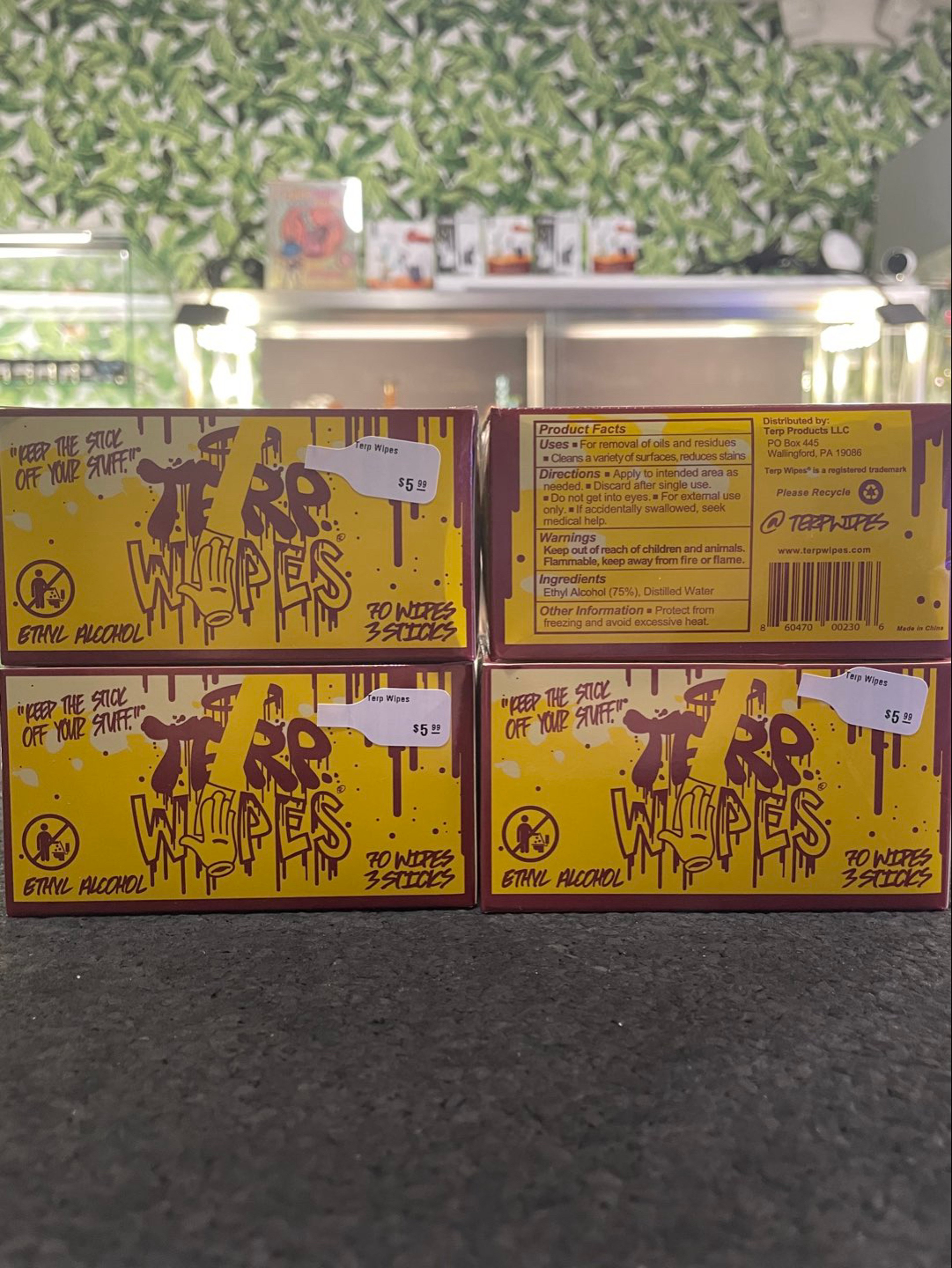 Preview pic of Terp Wipes 4pk