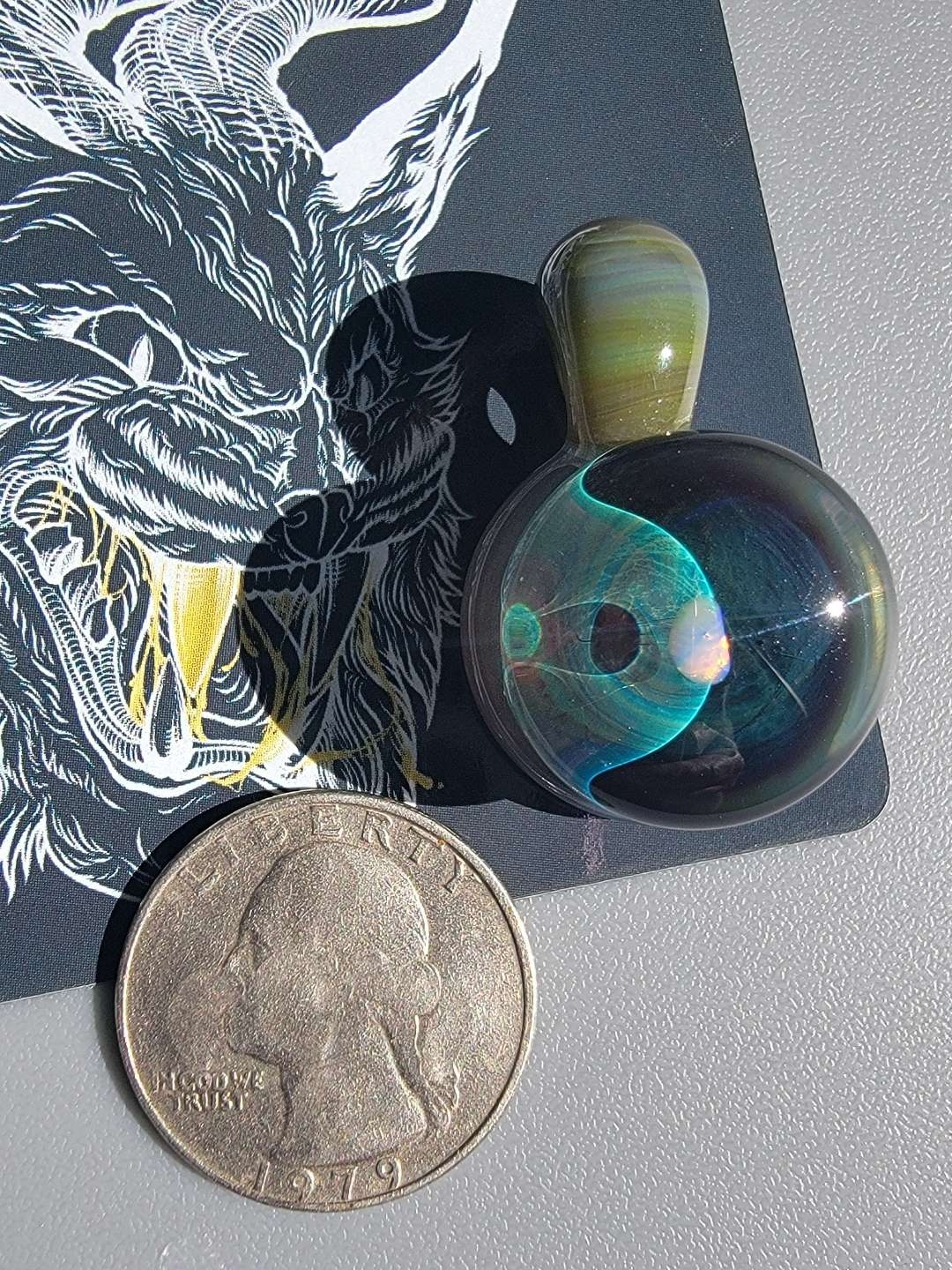 Preview pic of Multi Opal Pendant UV