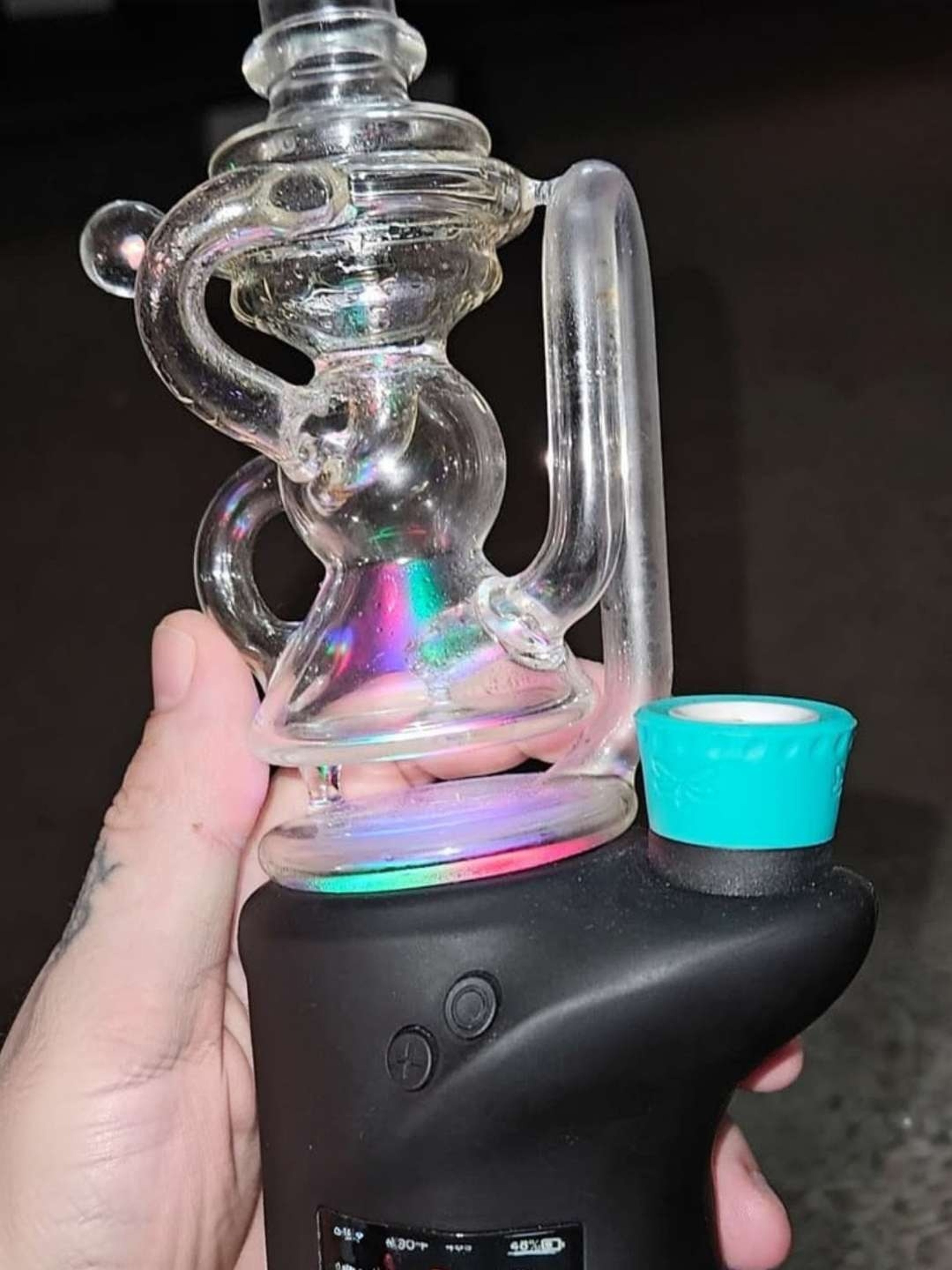 Preview pic of Carta 2 w/ Irradesent Glass Recycler. 5 temps with display