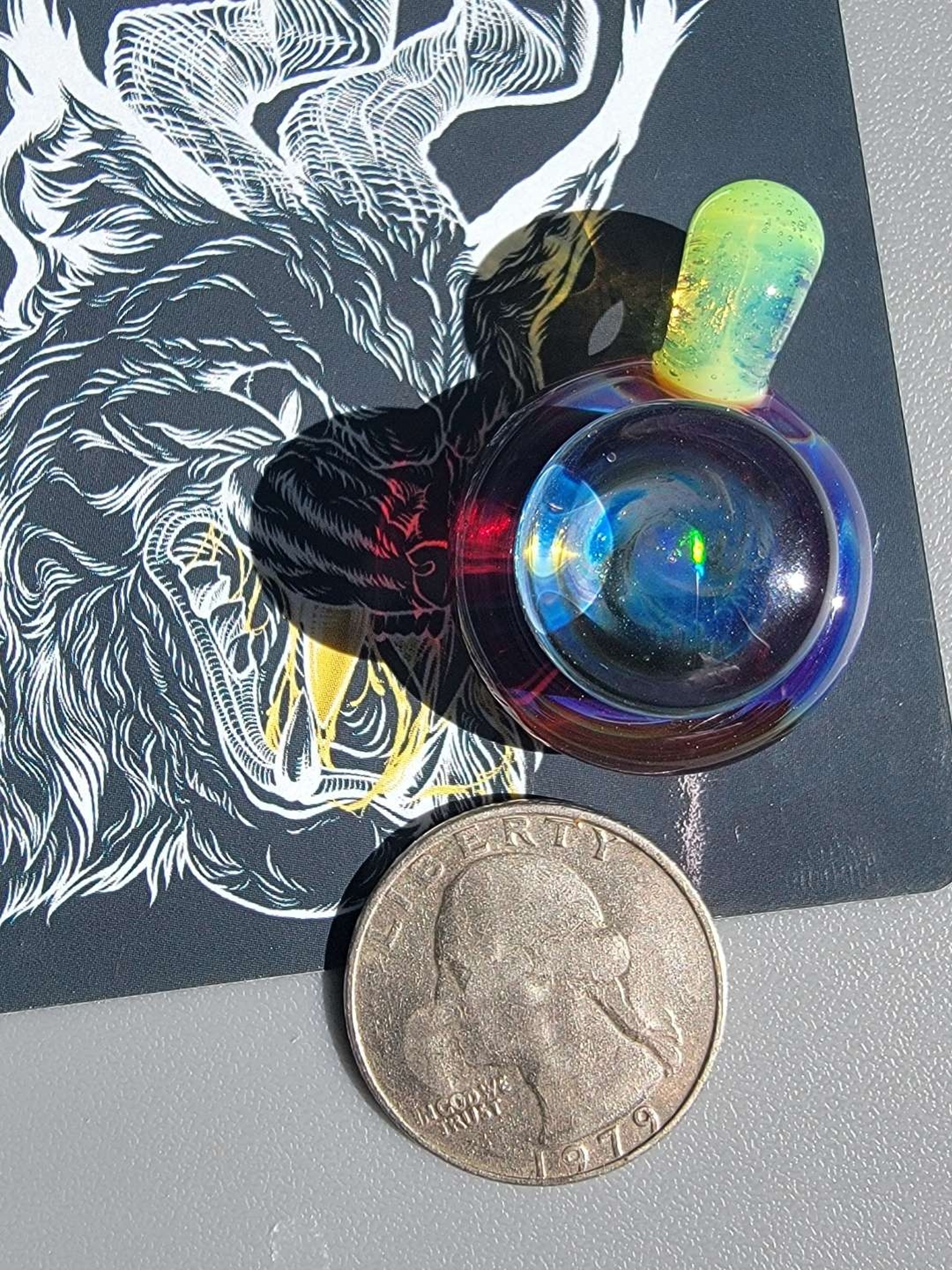 Preview pic of Alien Tech & Slyme Opal Pendant UV