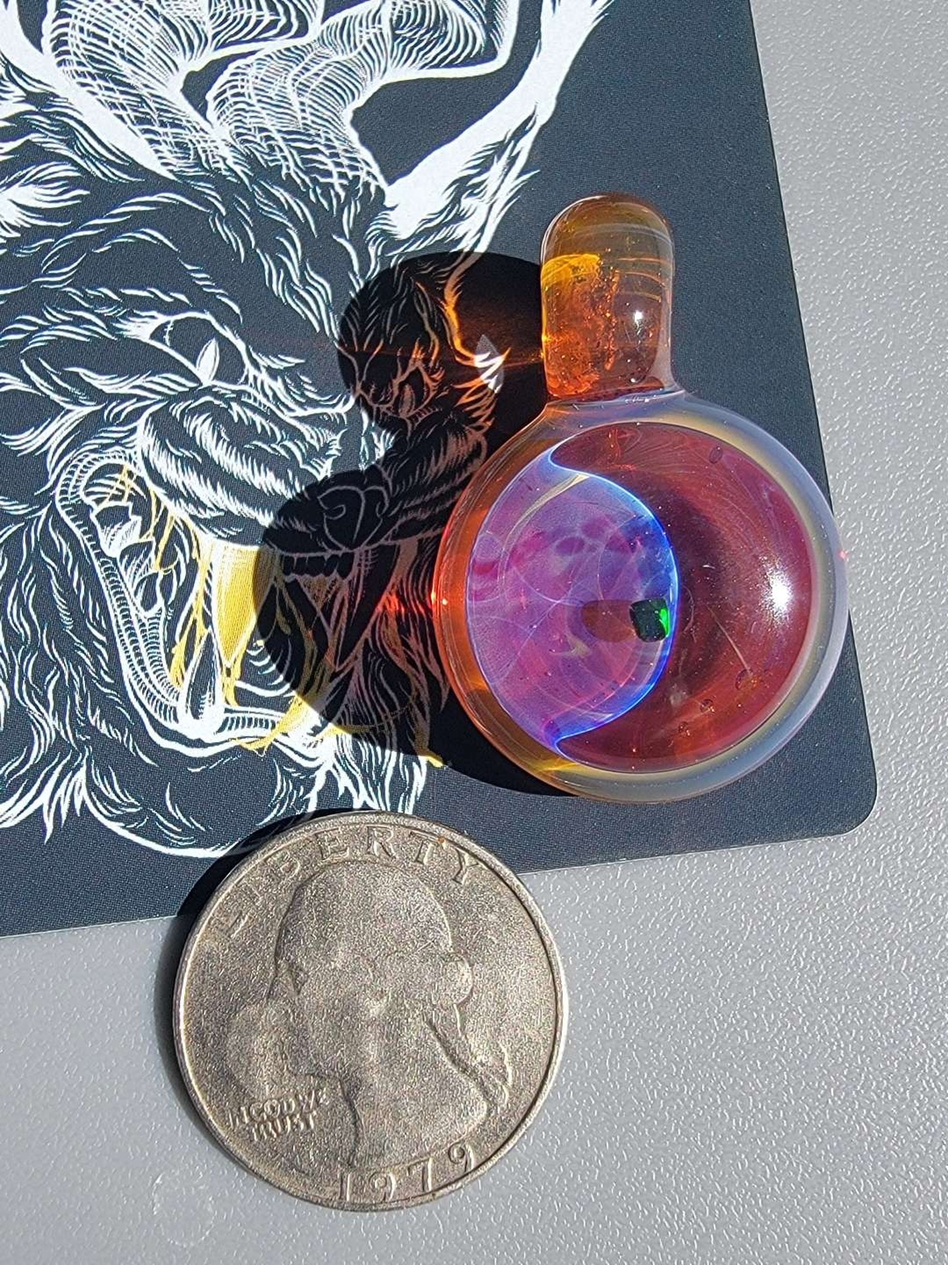 Preview pic of Guava Roots Opal Pendant UV