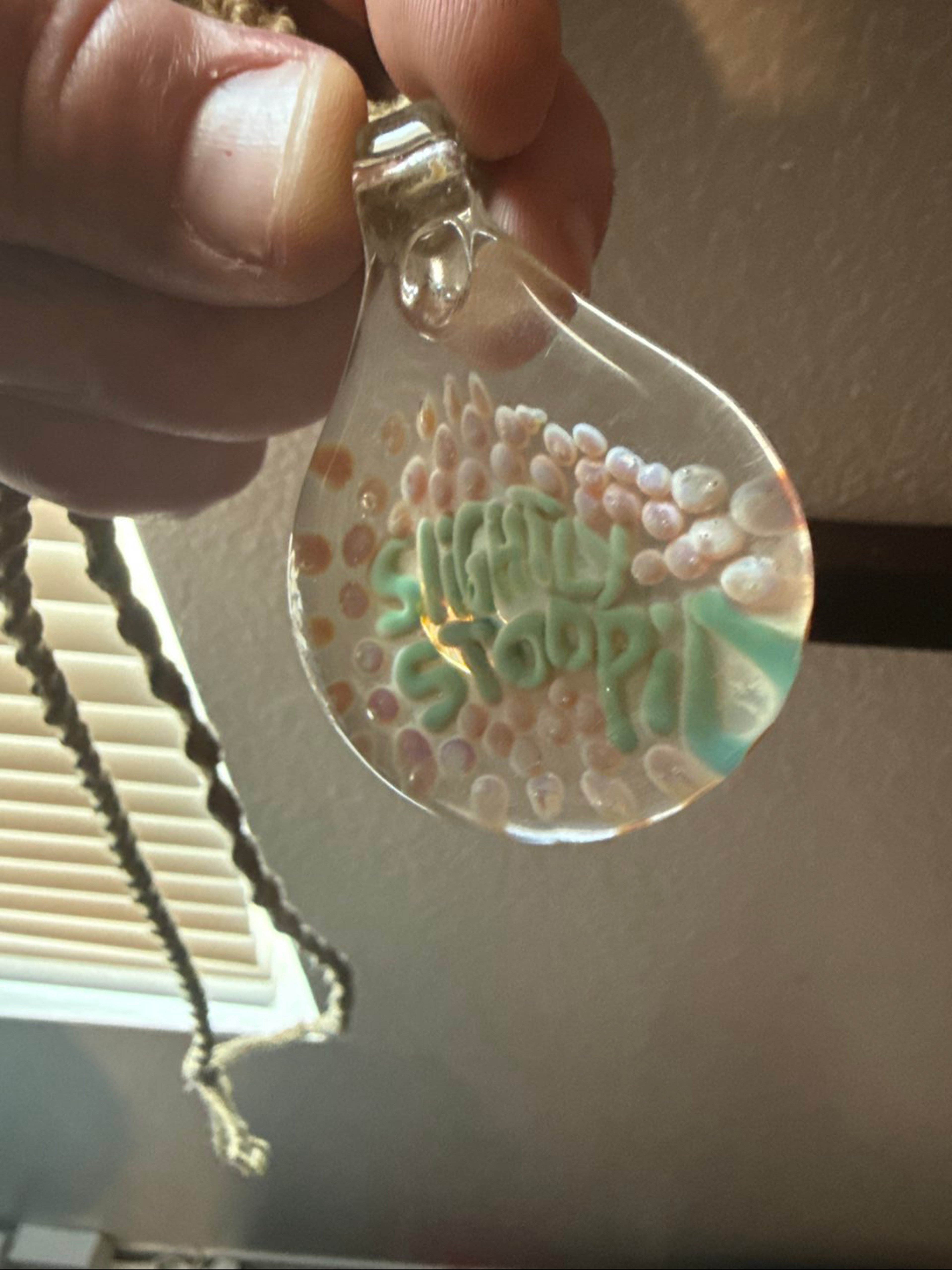 Preview pic of Slightly Stoopid Glass Pendy by JGA