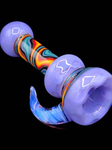 Preview pic of Purple Honeycomb Chillum