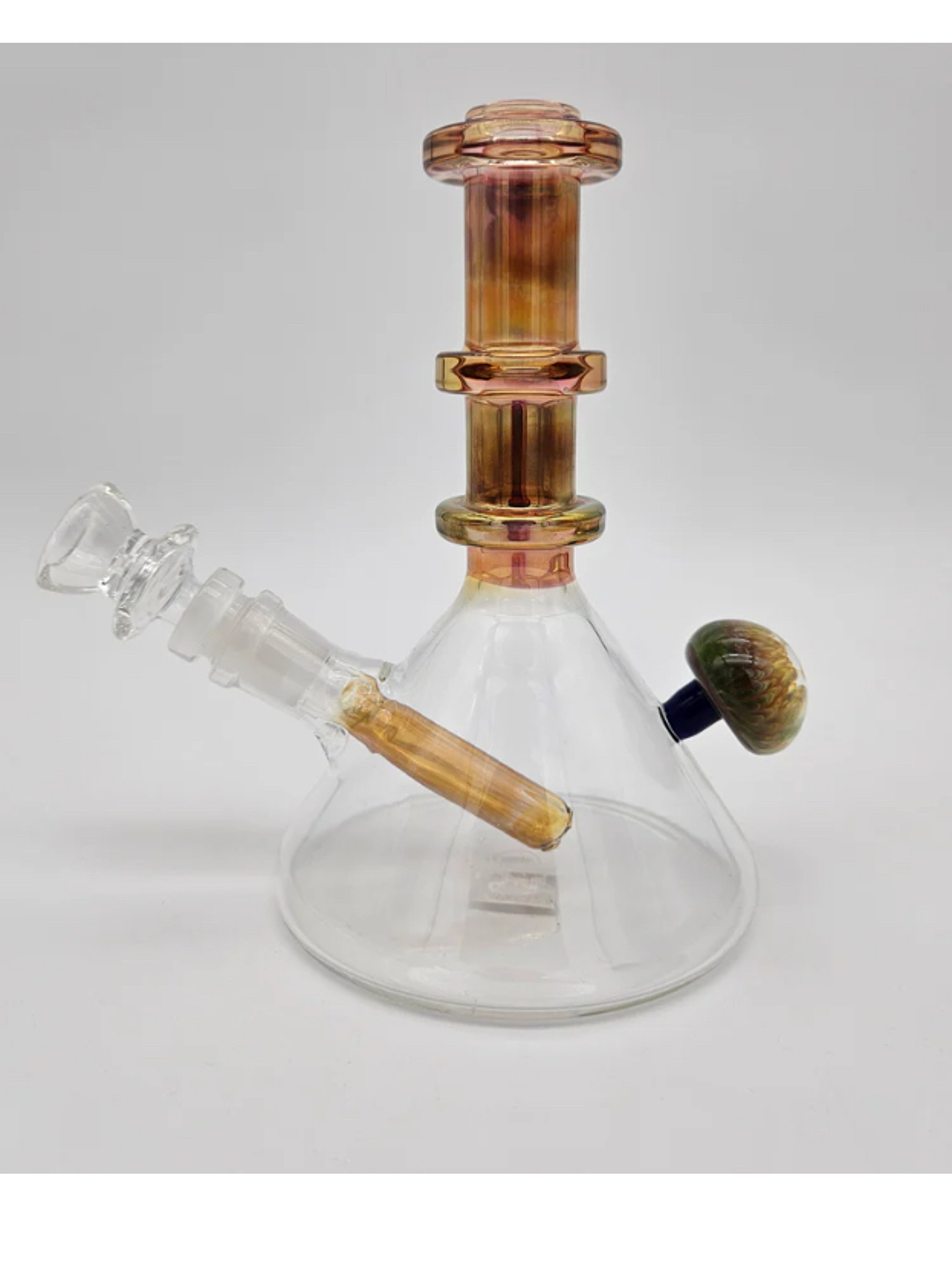 Preview pic of FireStarter Glass x Morningstar Glass Triple Maria Fumed Beaker