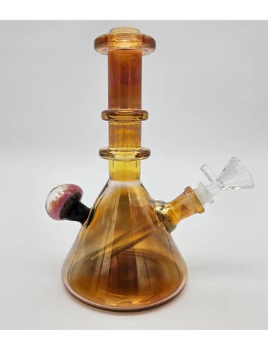 Preview pic of FireStarter Glass x Morningstar Glass Full Triple Maria Fumed Beaker Water Pipe