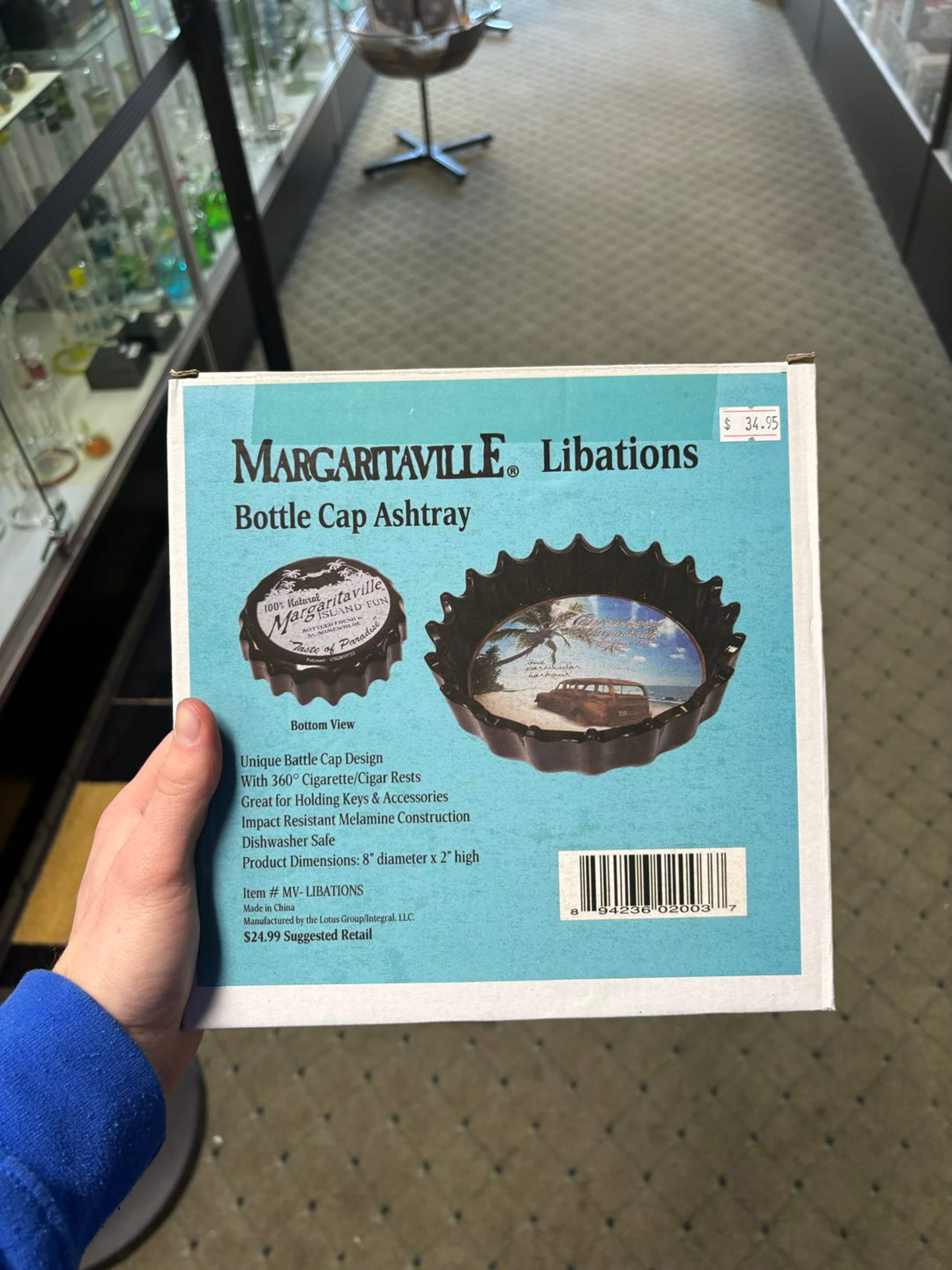 Margaritaville Bottle Cap Ash Tray image 0