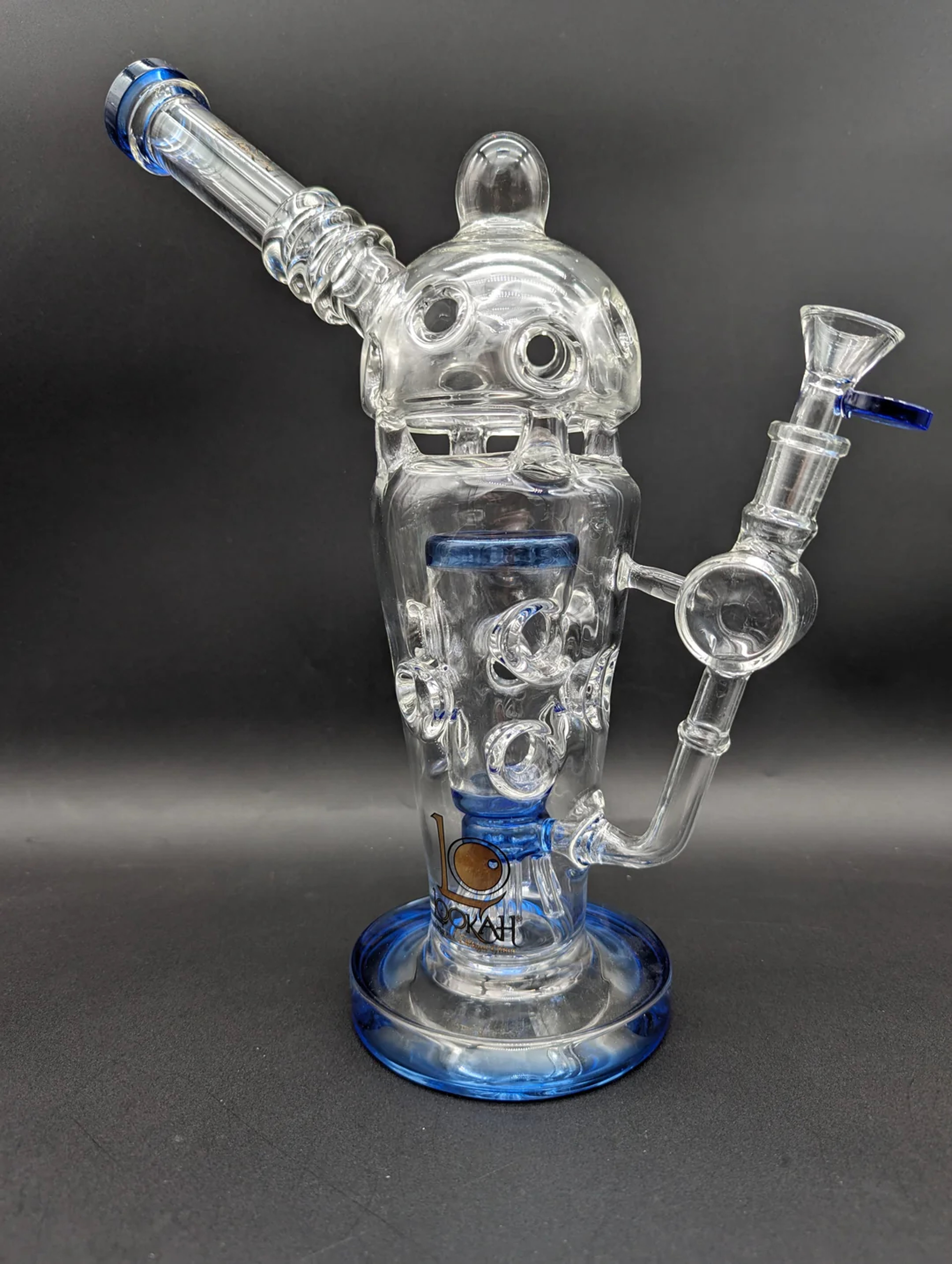 LOOKAH GLASS - 13.5" FABB EGG MILKSHAKE WATER PIPE image 0