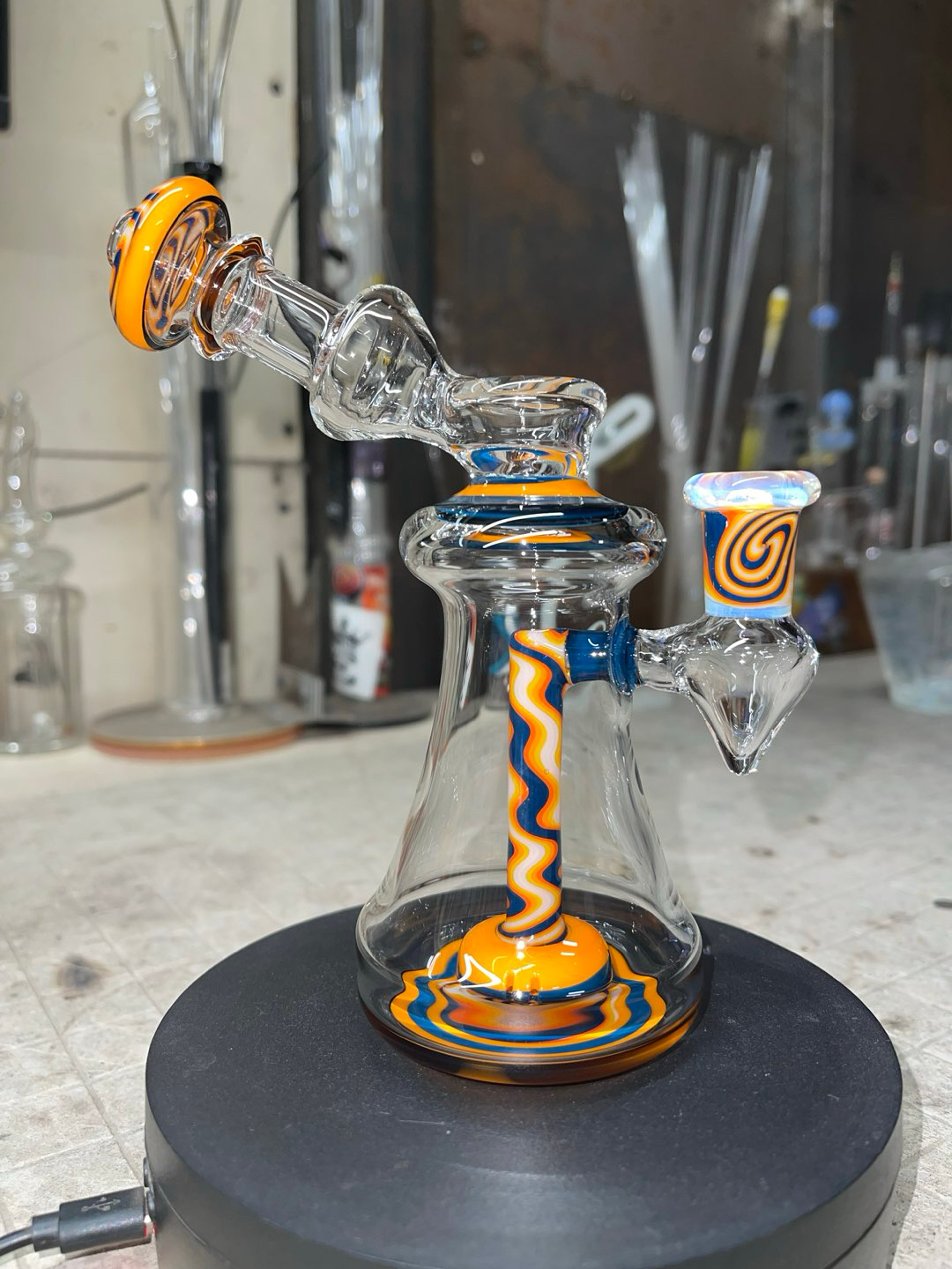 Preview pic of 6.5” tall 10mm joint (banger and slurper set not included )