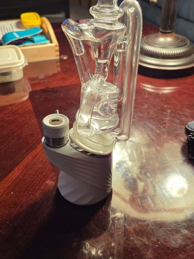Preview pic of Puffco Peak Pro Cristo Glass Recycler w/opal