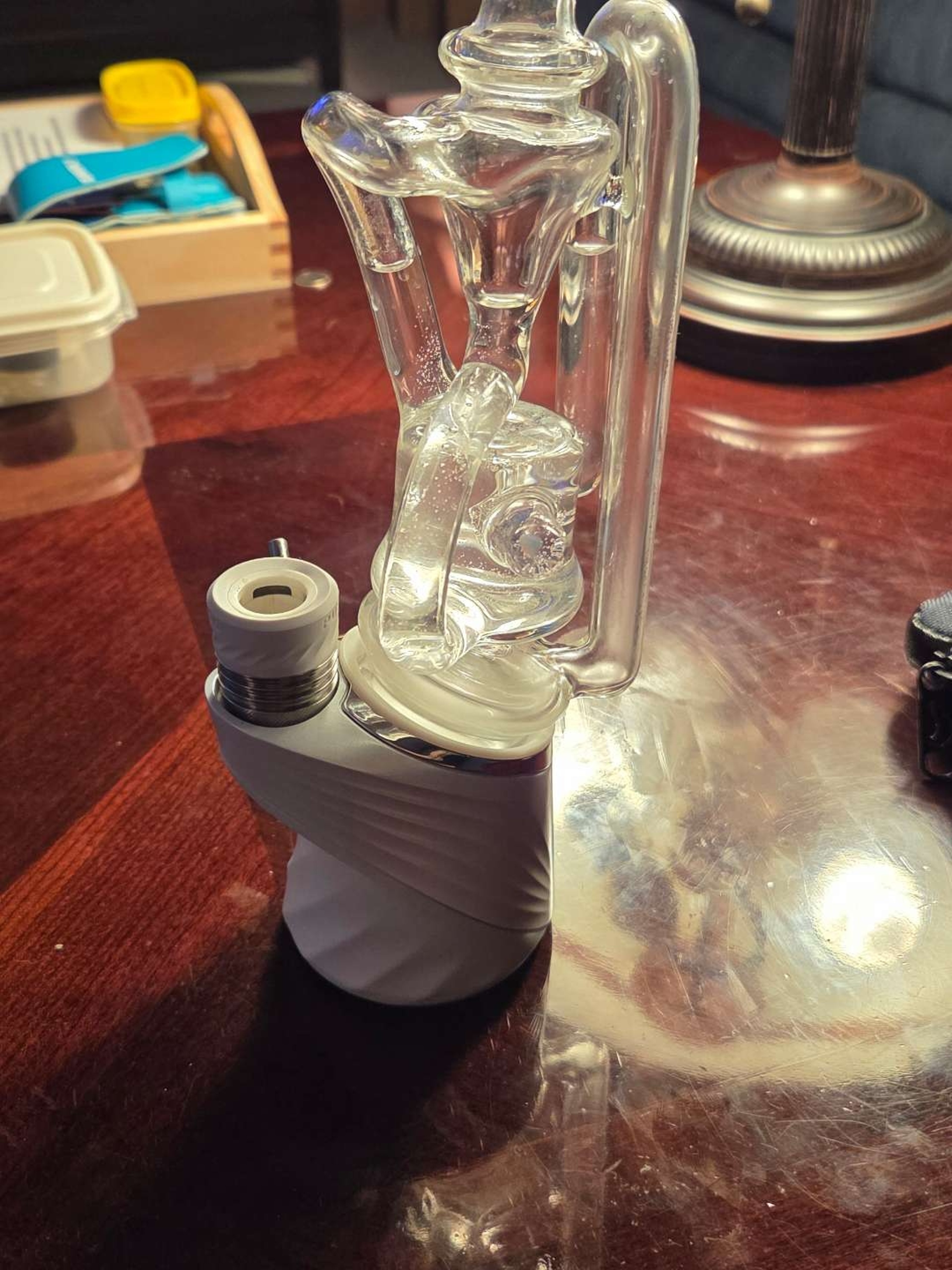Preview pic of Puffco Peak Pro Cristo Glass Recycler w/opal