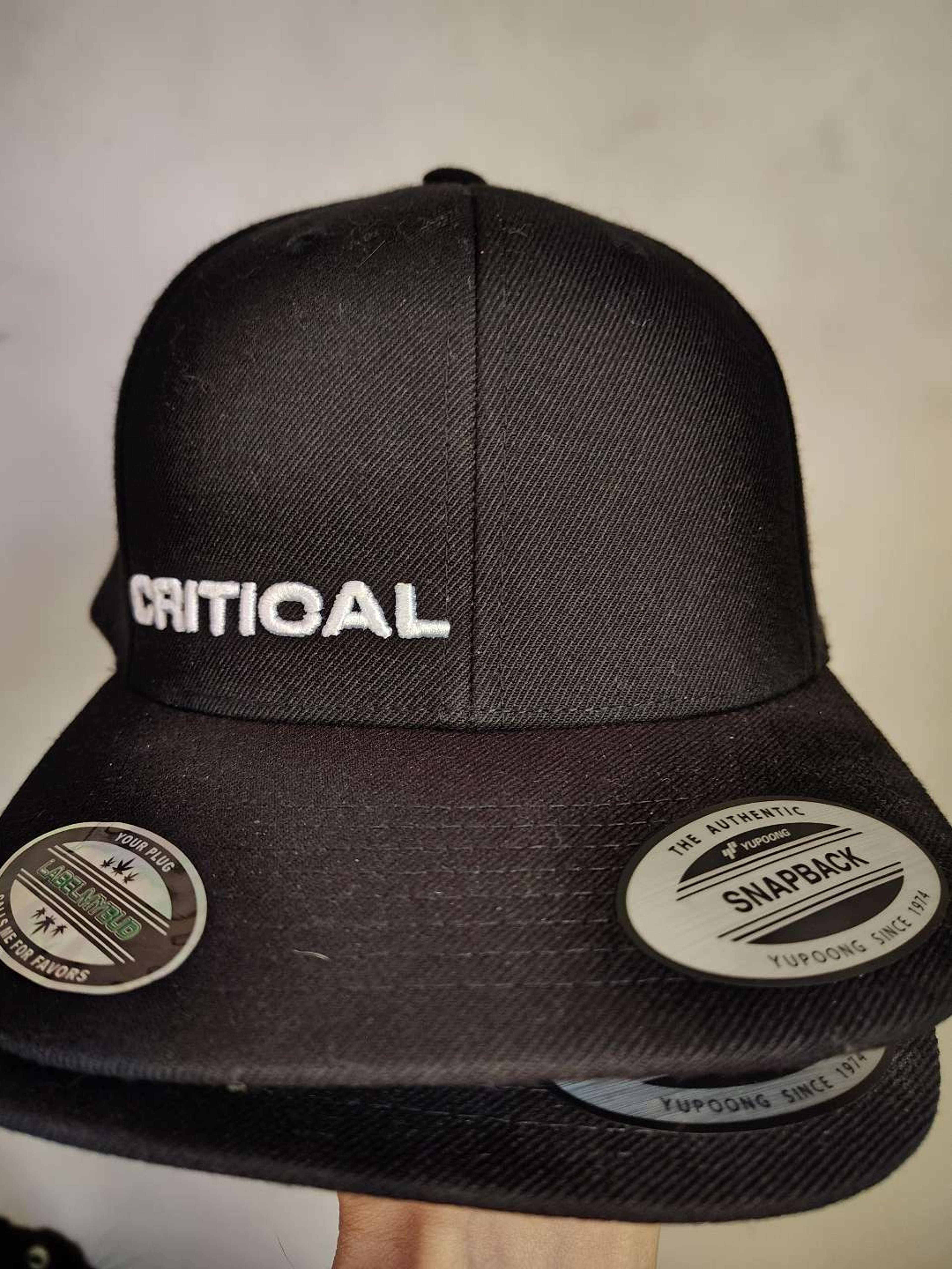 Preview pic of Critical snapback hat