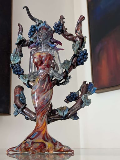 Preview pic of Grape Goddess Sculptural Rig - Tammy Baller