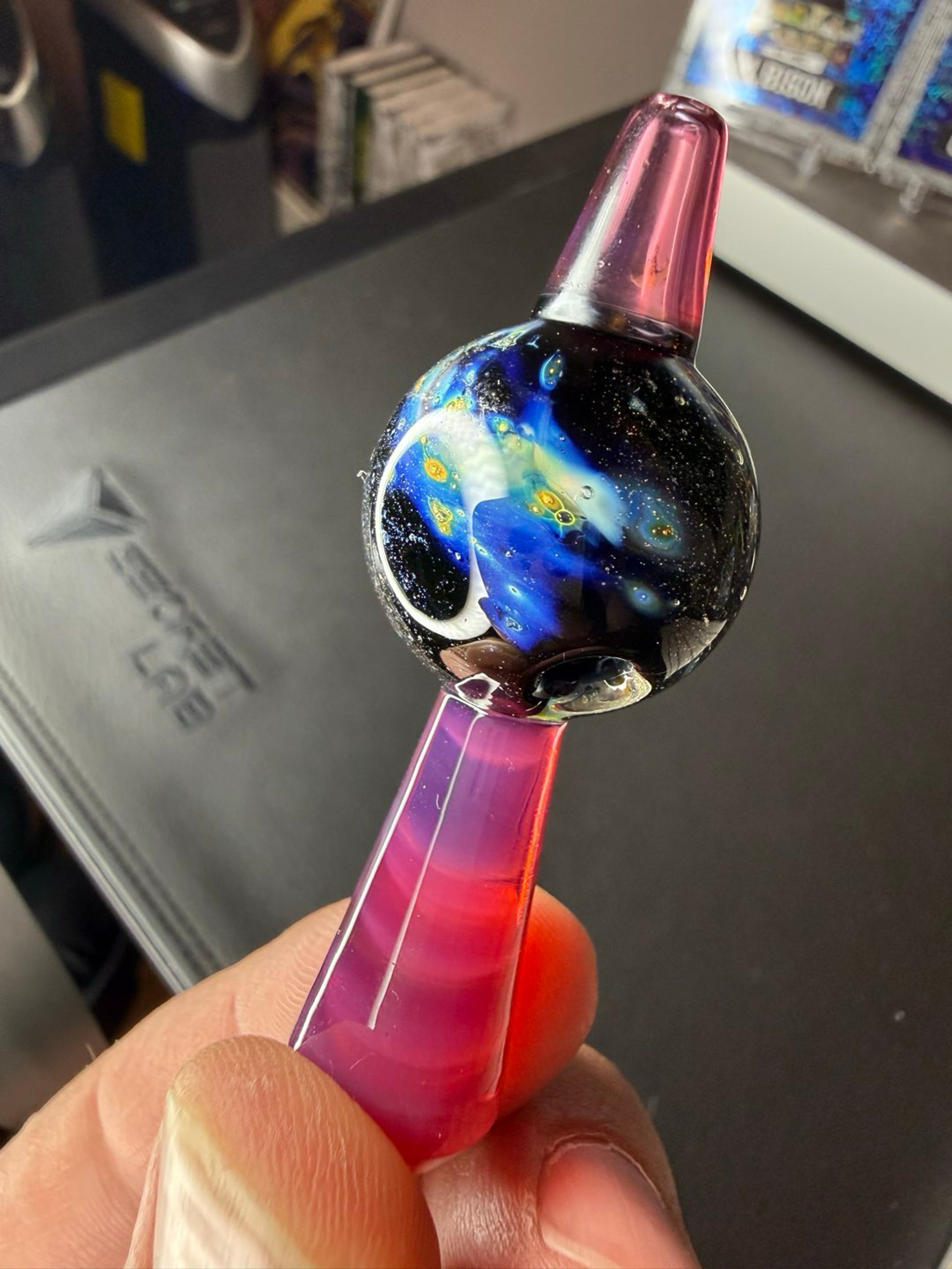 Preview pic of Asa Glass Space Bubble Telemagenta 25/30mm
