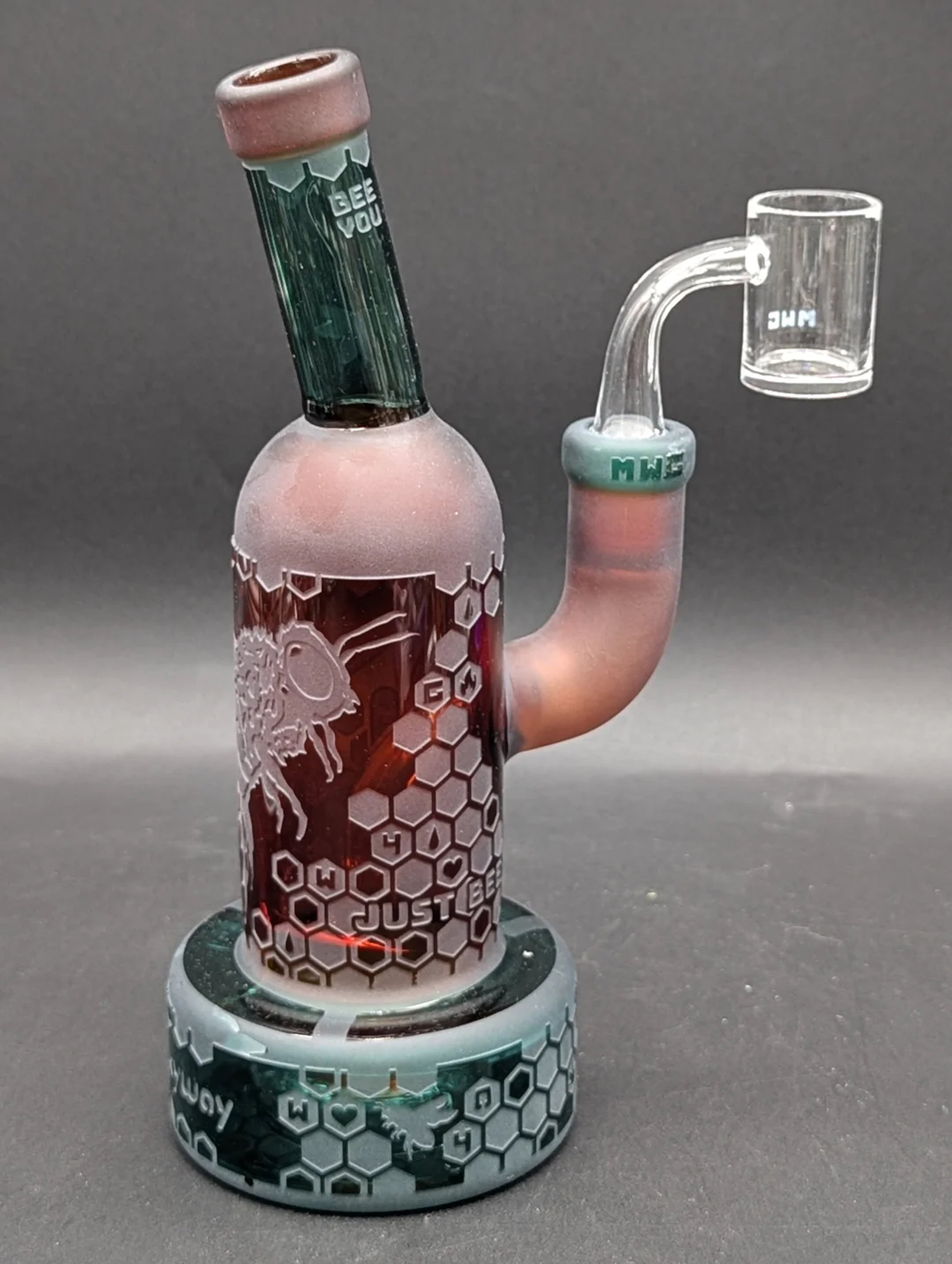 Preview pic of MILKYWAY GLASS POLLINATOR 8″ DAB RIG