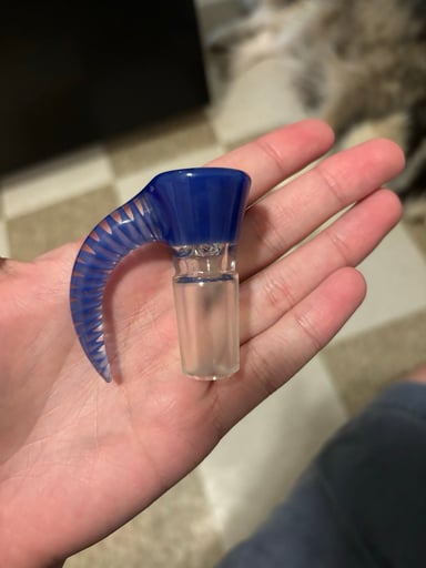 Preview pic of Full accent sovereignty glass blue cheese slide