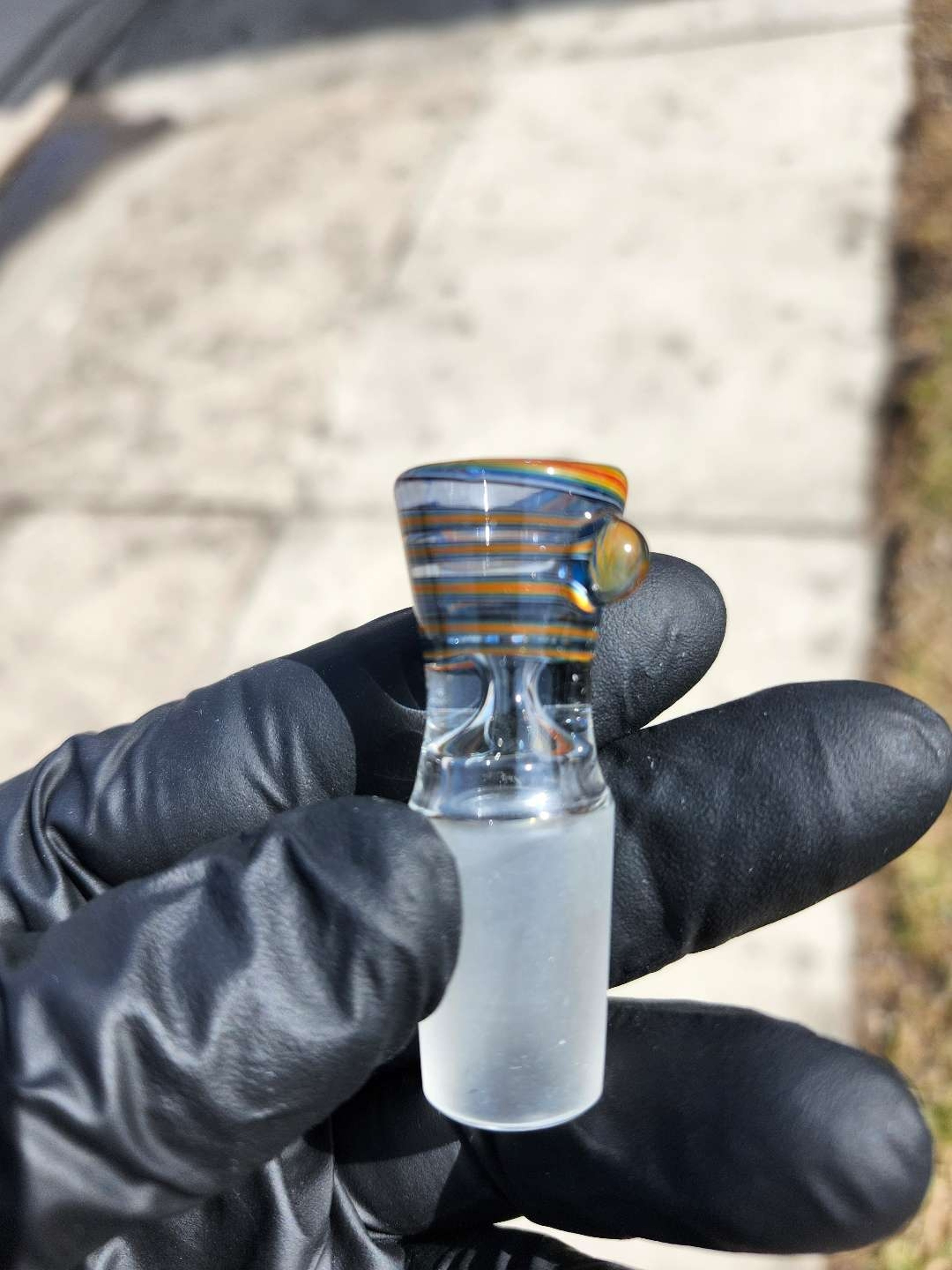 Preview pic of BLINK GLASS WIG WAG 18MM SLIDE