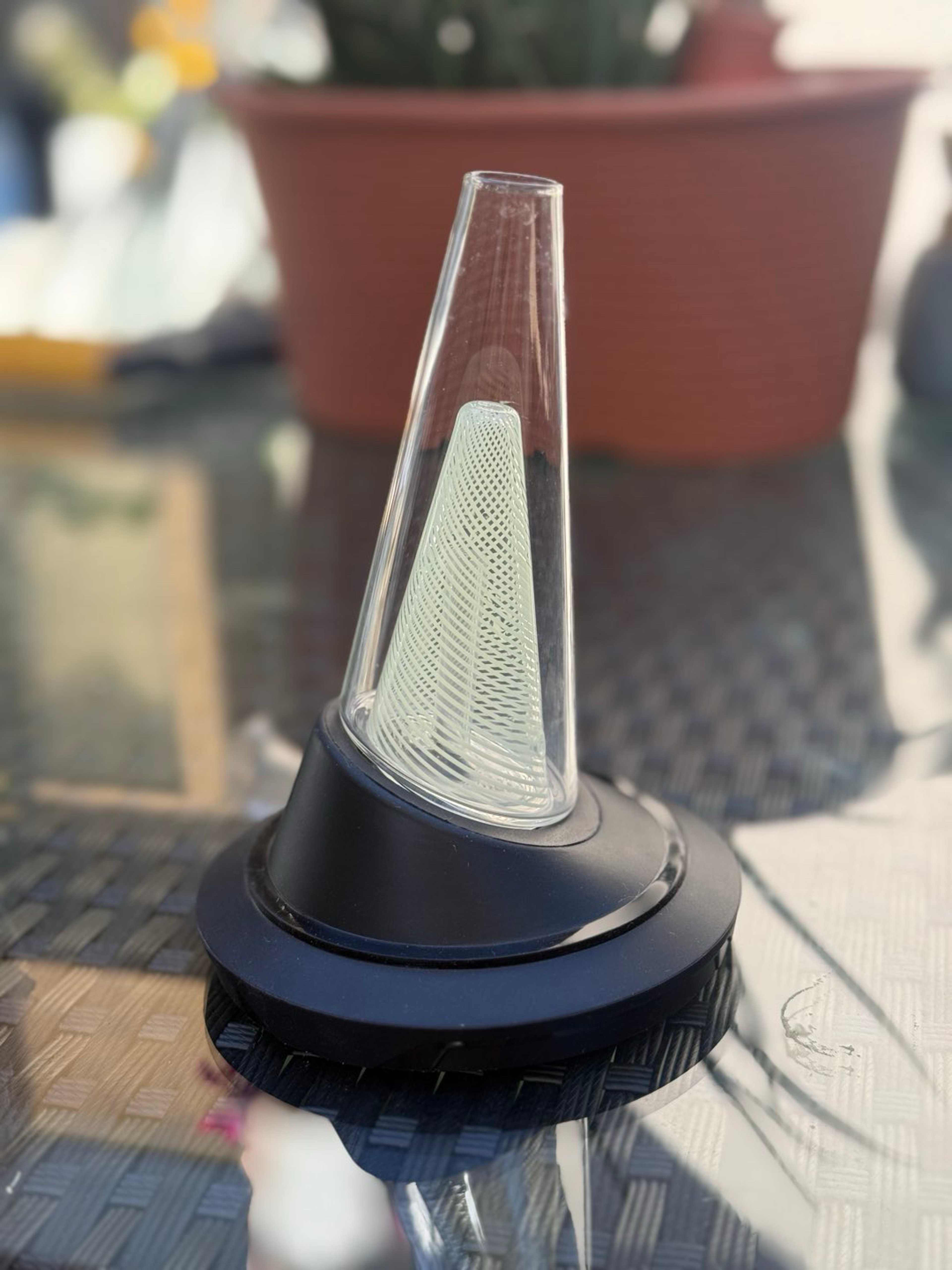 Puffco Peak Neon Lightning Glass Top image 0