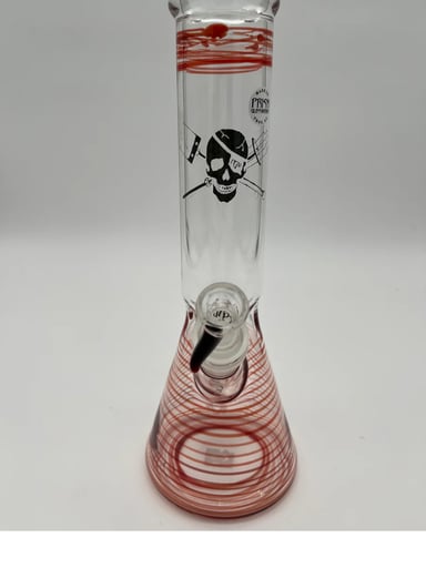 Preview pic of Prism Glassworks 11" Red Beaker Bong