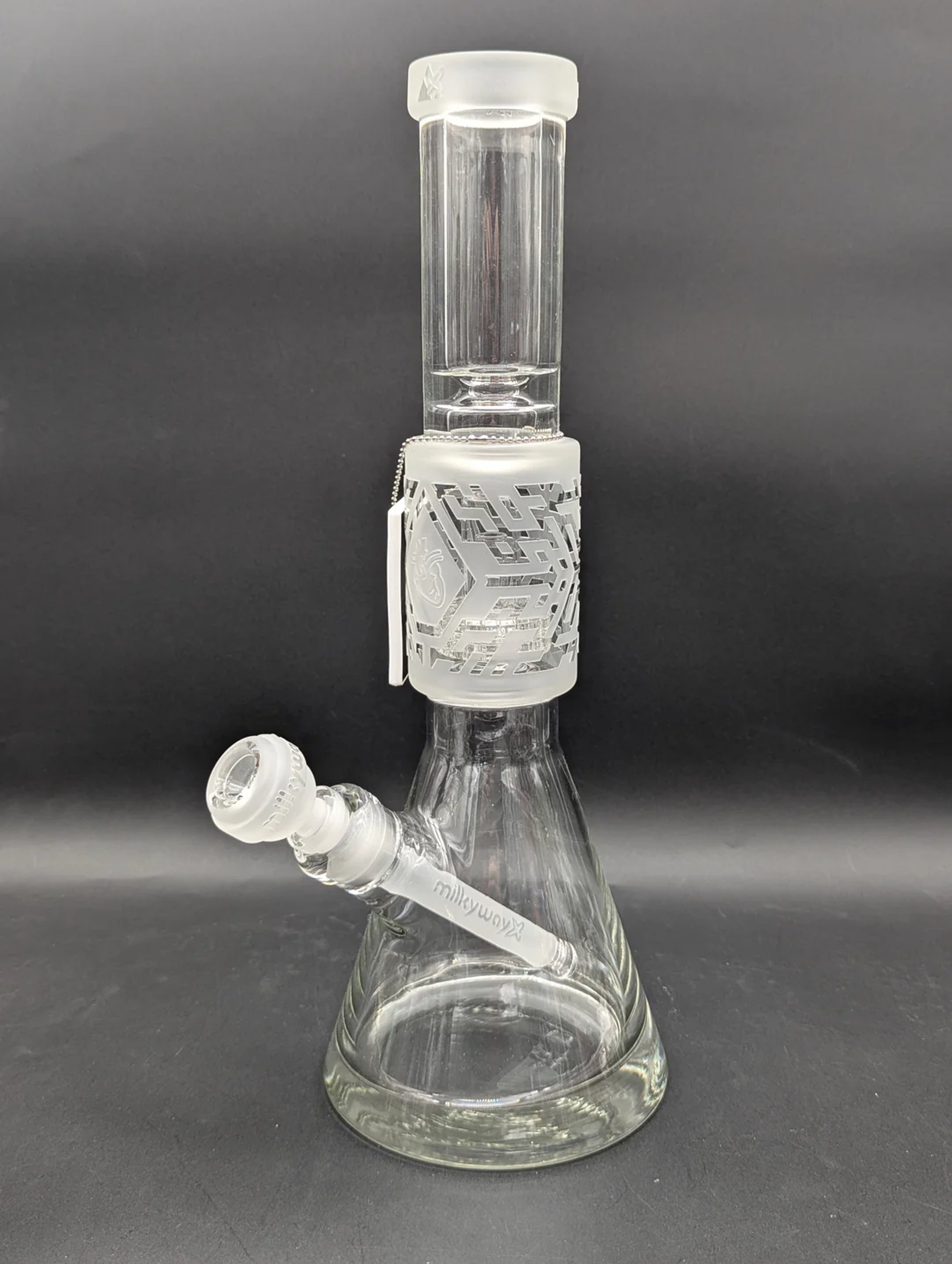 Preview pic of MILKYWAY GLASS CRYSTAL X 14″ BEAKER BONG