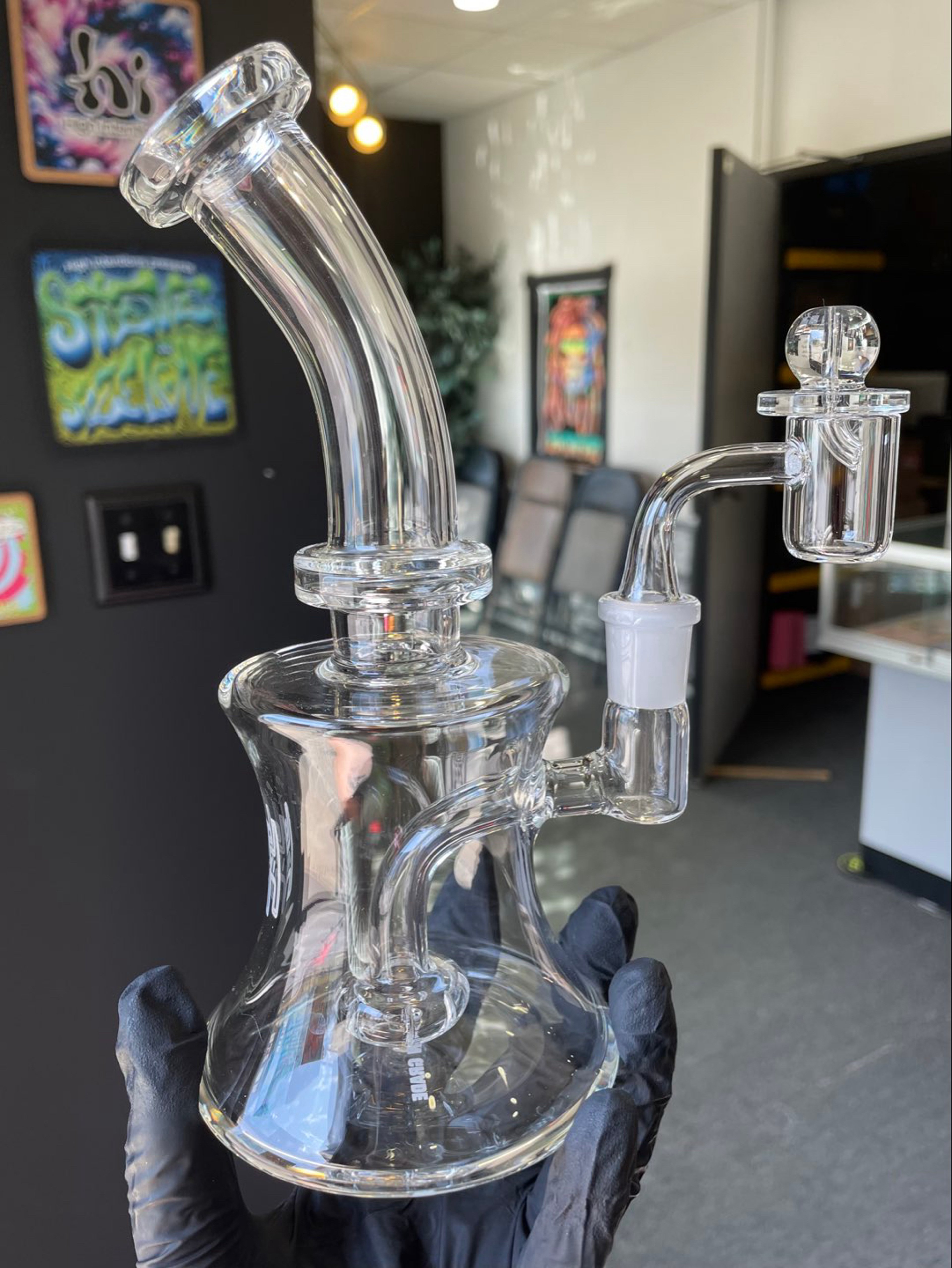 Oil Can Rig Clear 8” image 0