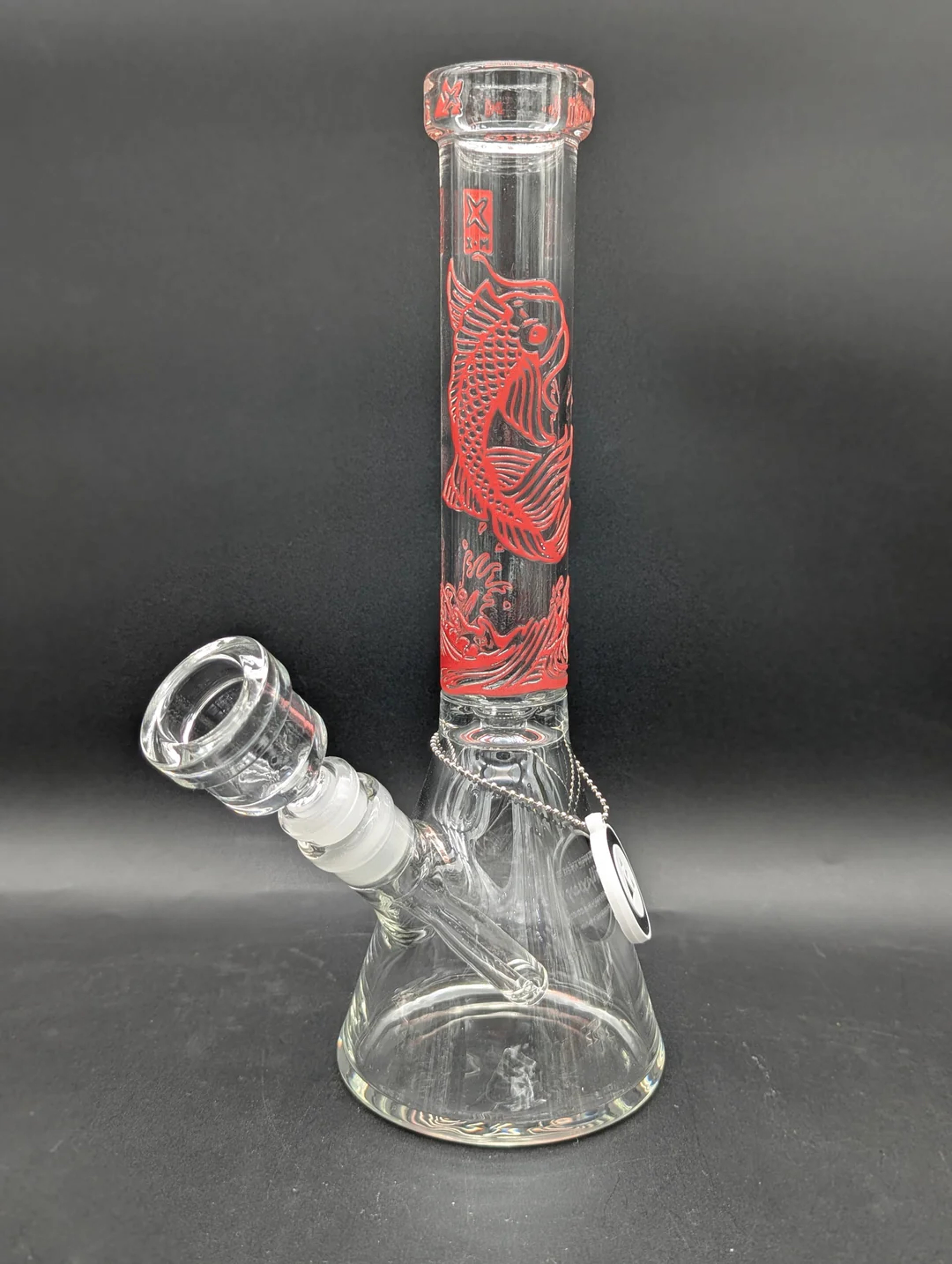 Preview pic of MILKYWAY GLASS KOI CARP 10″ BEAKER BONG