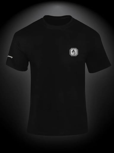 Preview pic of MILKYWAY GLASS HEART MICROSCHIP TSHIRT