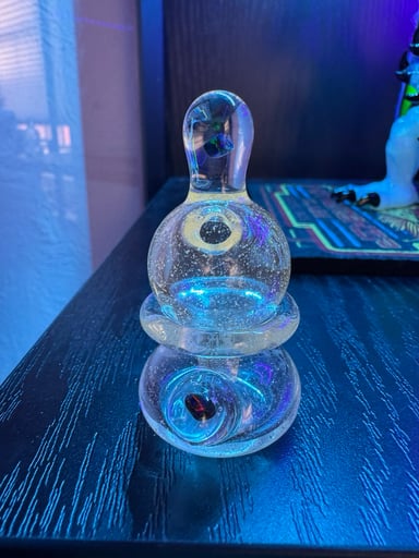 Preview pic of CPB glass UV bubble cap and stand