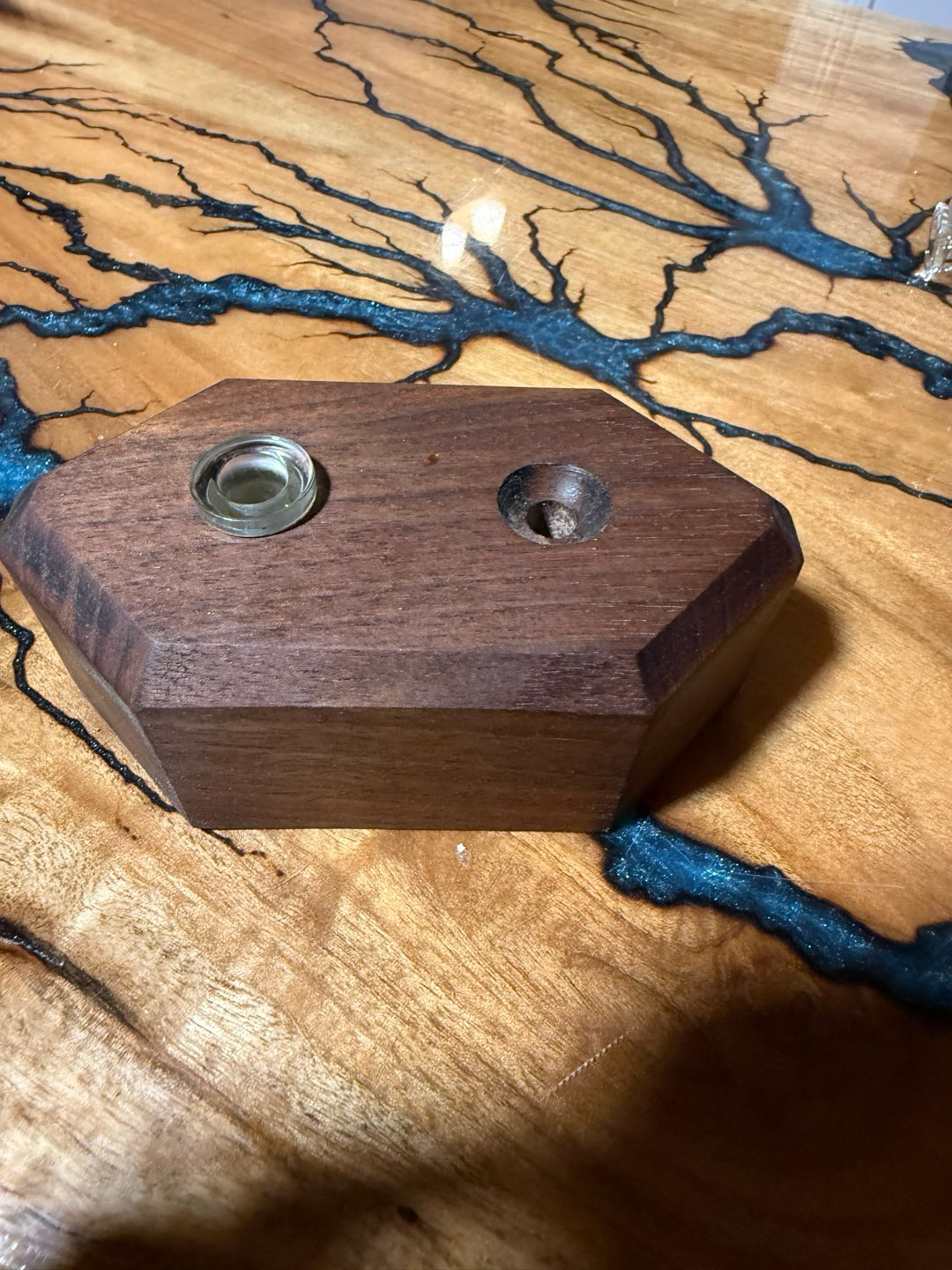 Black walnut display block image 0