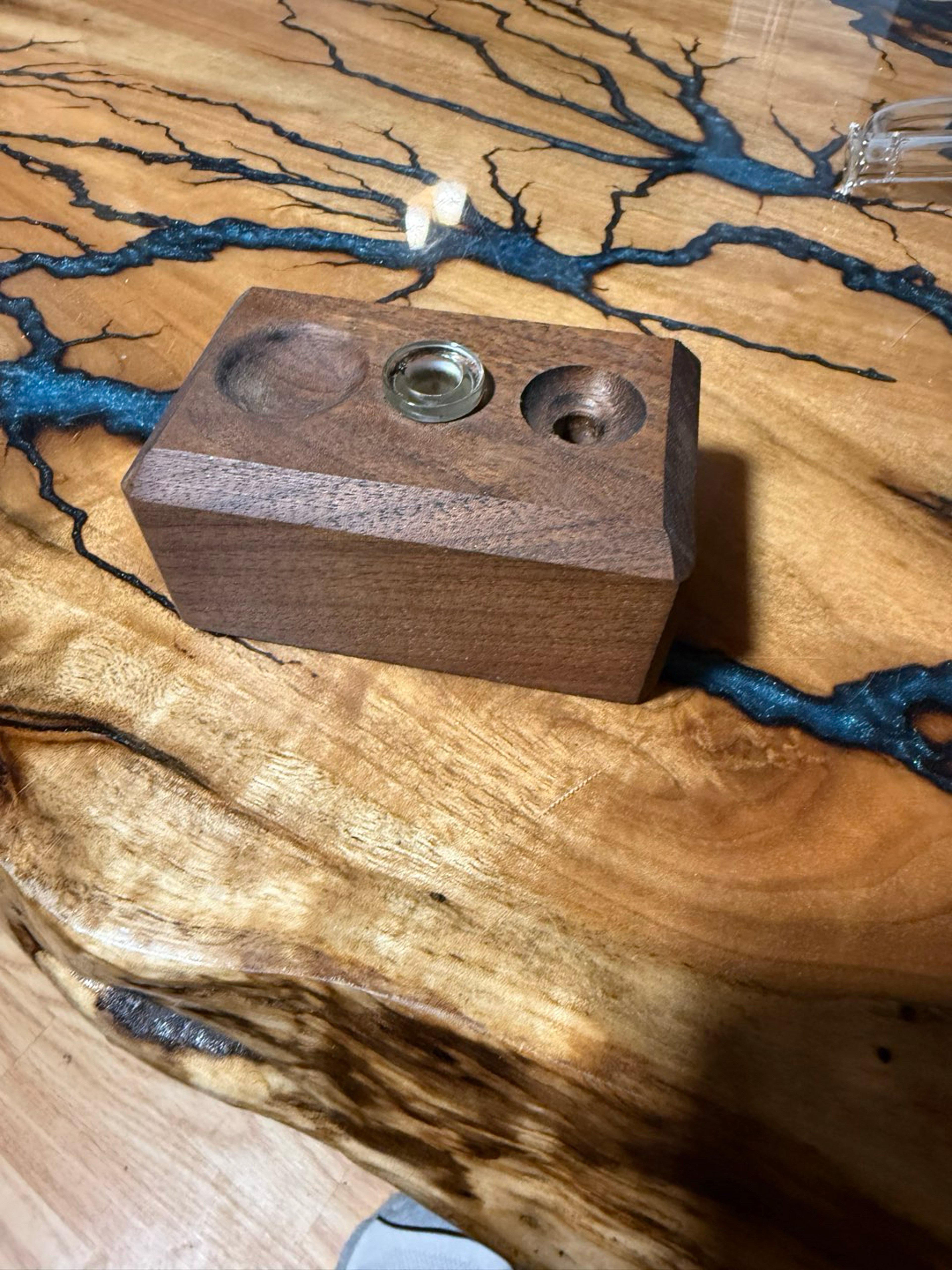 Black walnut display block image 0