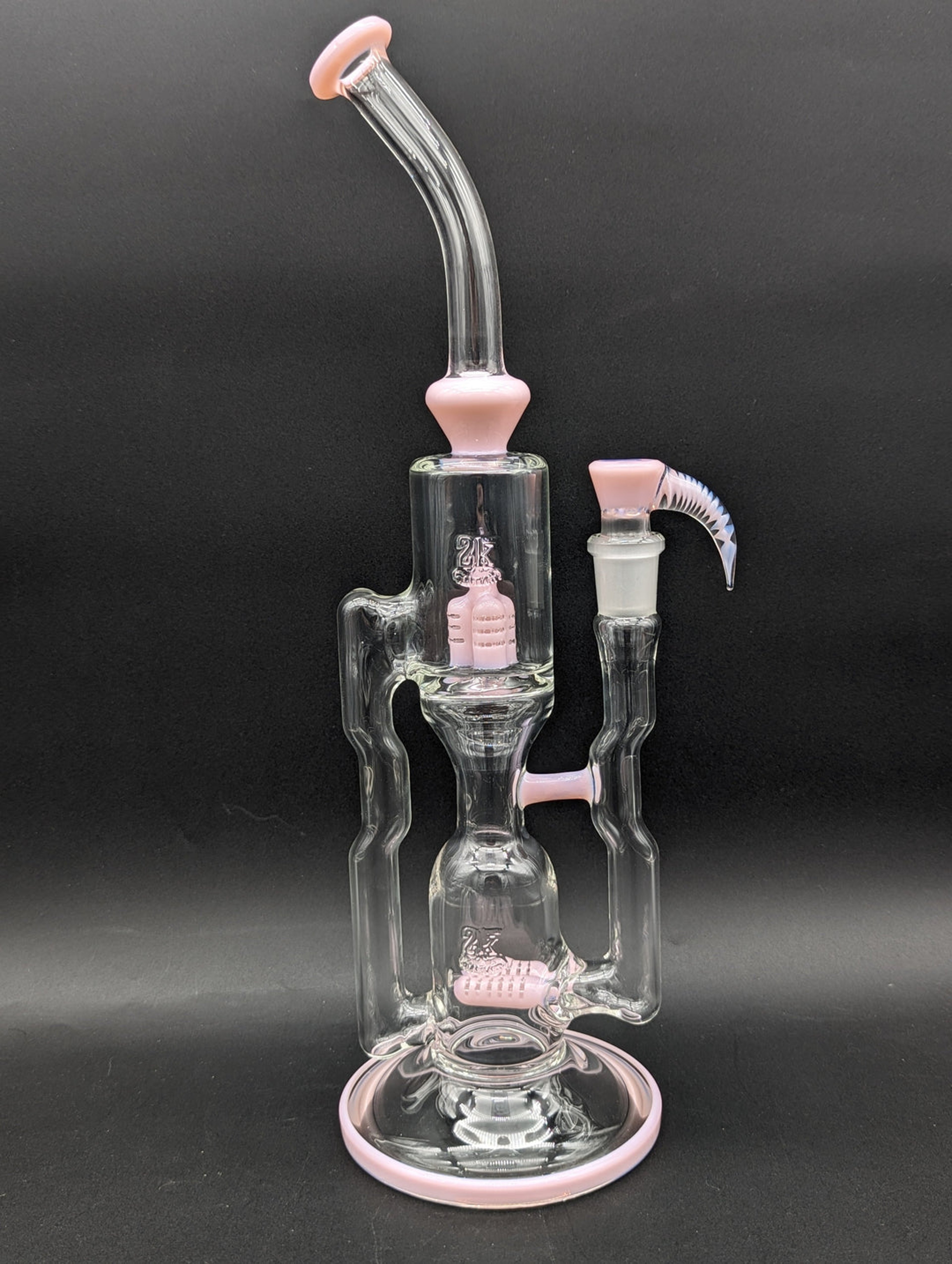 Preview pic of 2K GLASS ART 16" HORNET - PINK CADILLAC