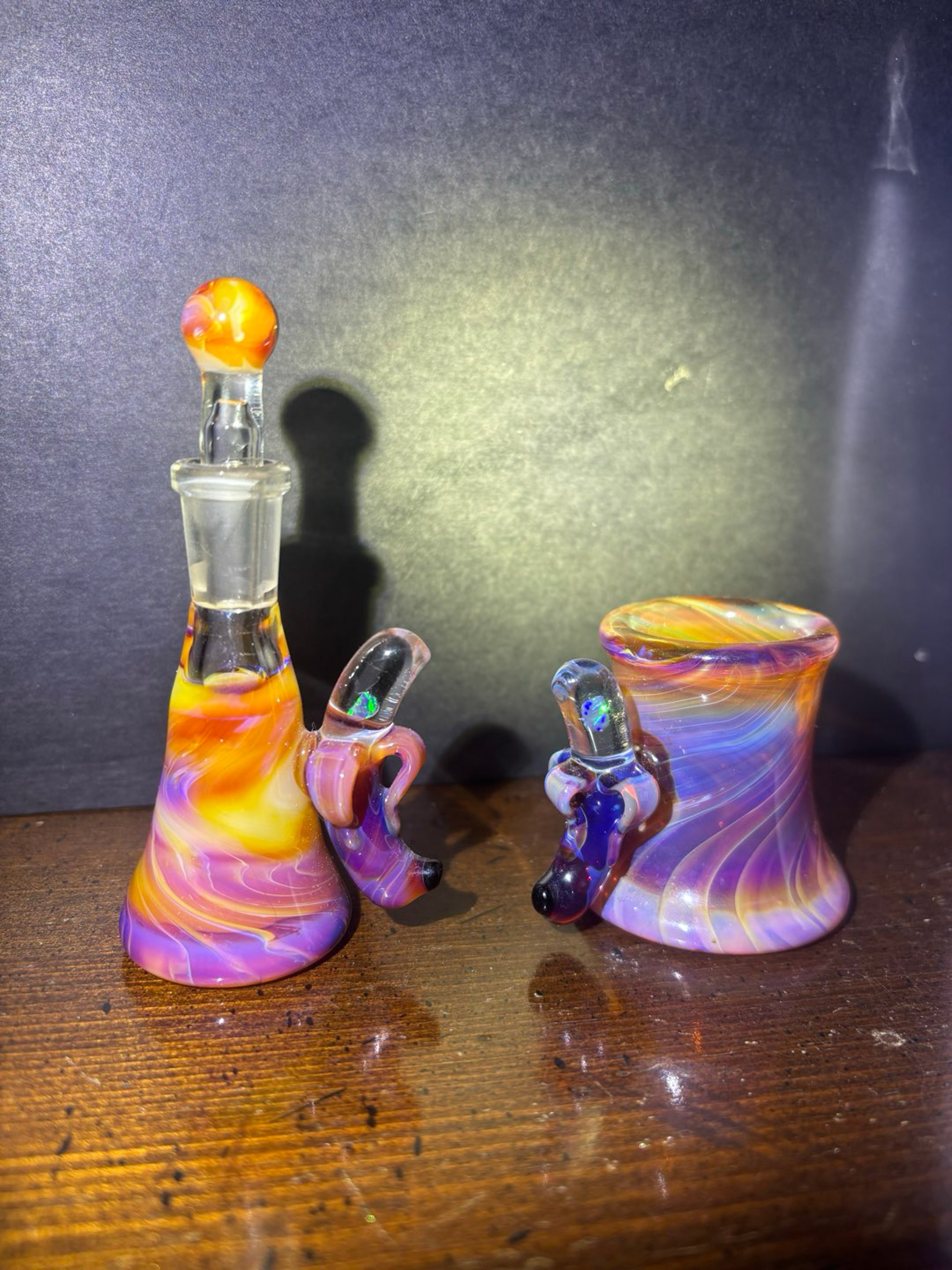 Preview pic of Dippy Glass Iso & Q-tip jars