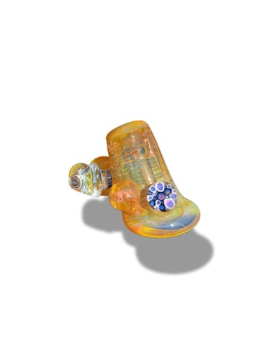 Preview pic of Amber Hammer with Heavy Fume and Milli Accents - OatsGlass
