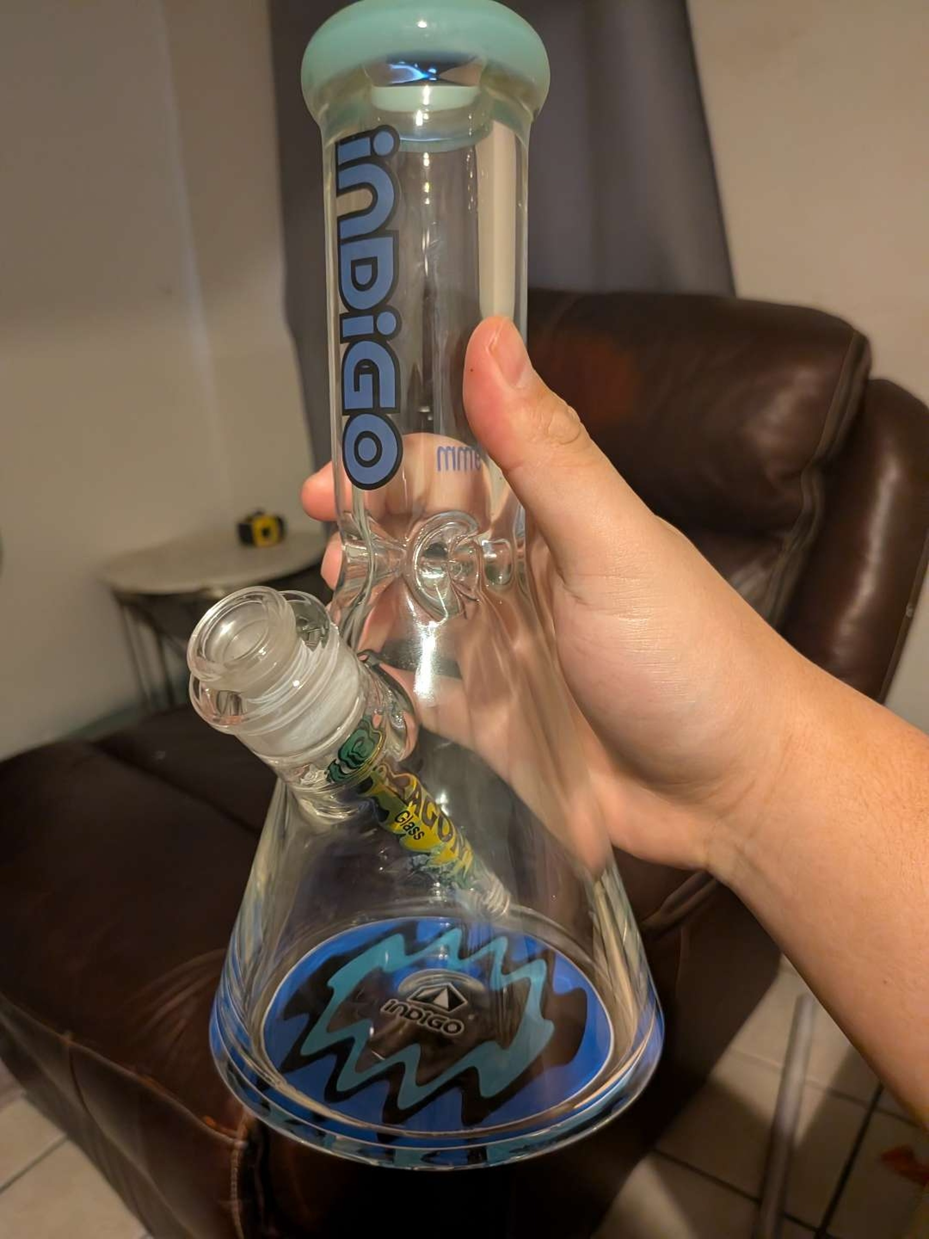10.5" 9mm thick beaker bong image 0