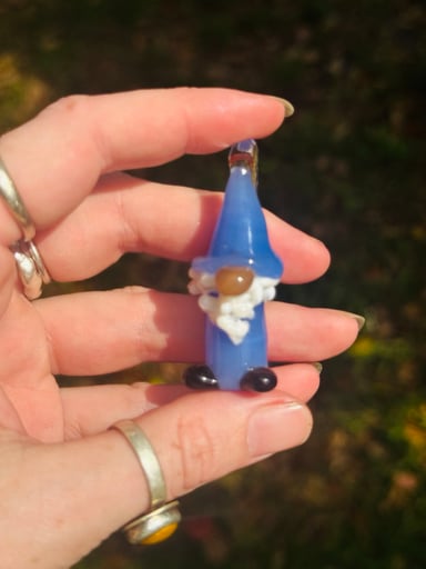 Preview pic of Blue gnome pendant