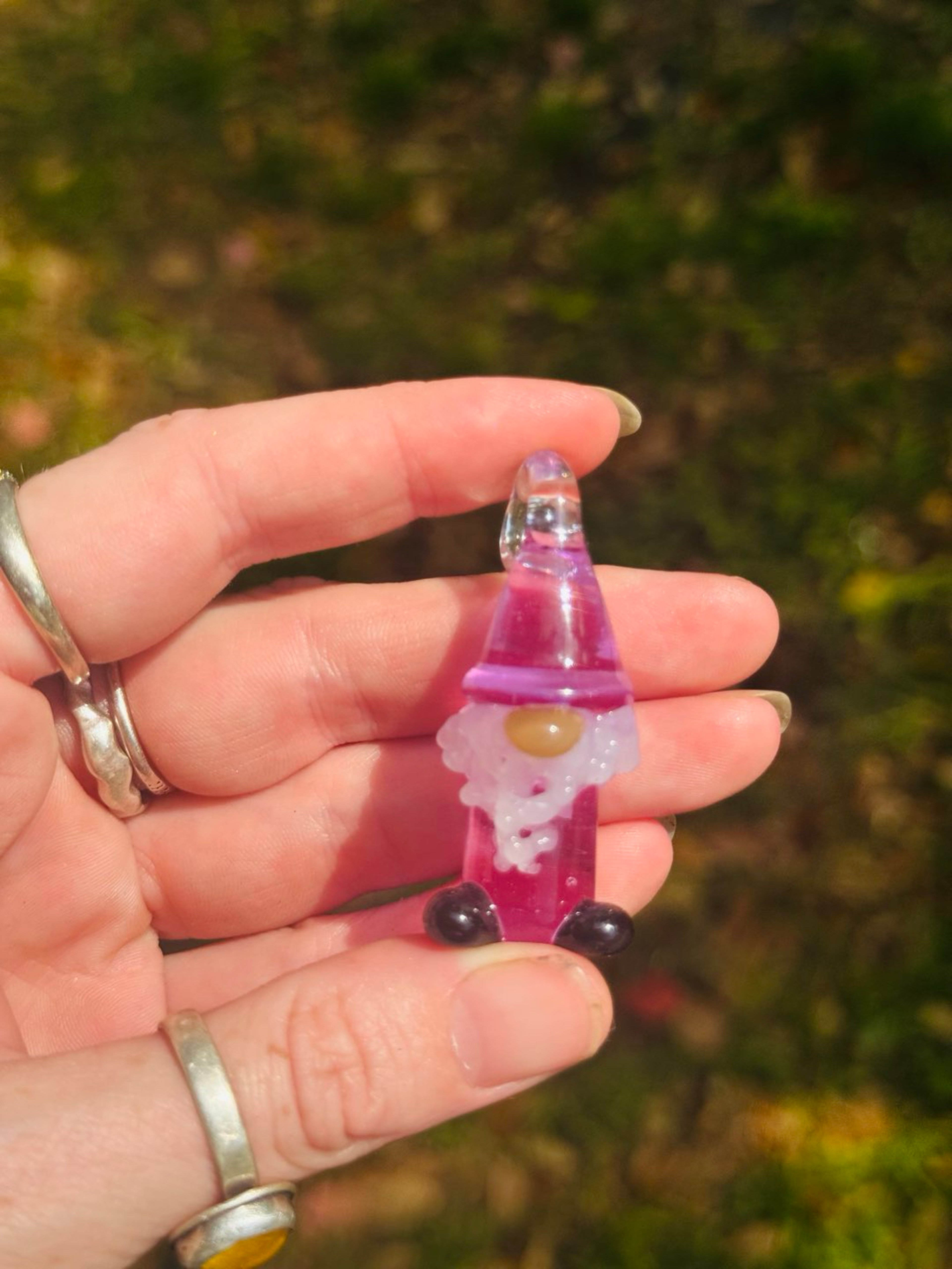 Preview pic of Tsp purple gnome pendant