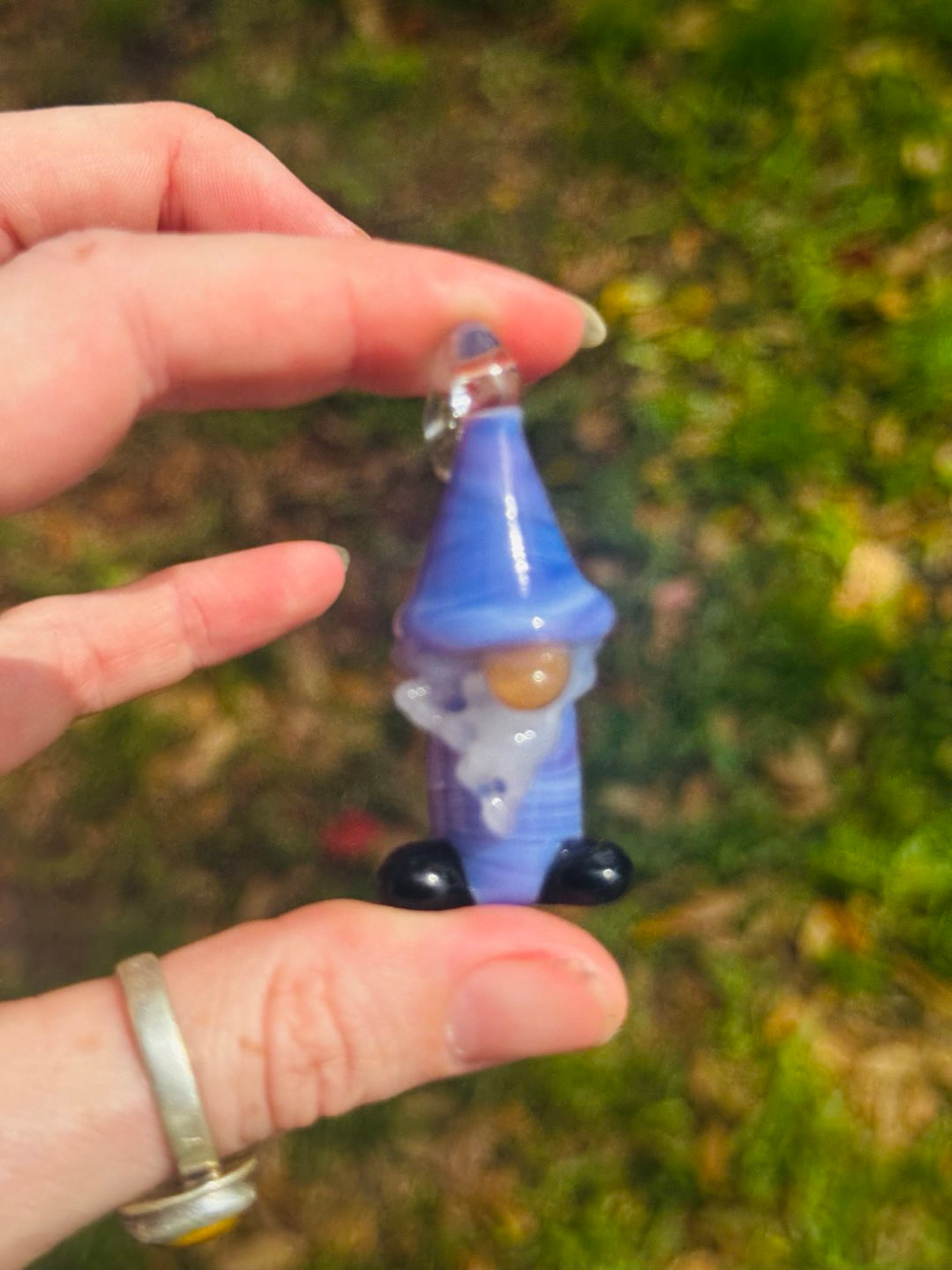 Preview pic of Purple gnome pendant