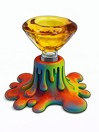 Preview pic of 14mm Bowl Slide Display Stand Holder “The Drip”